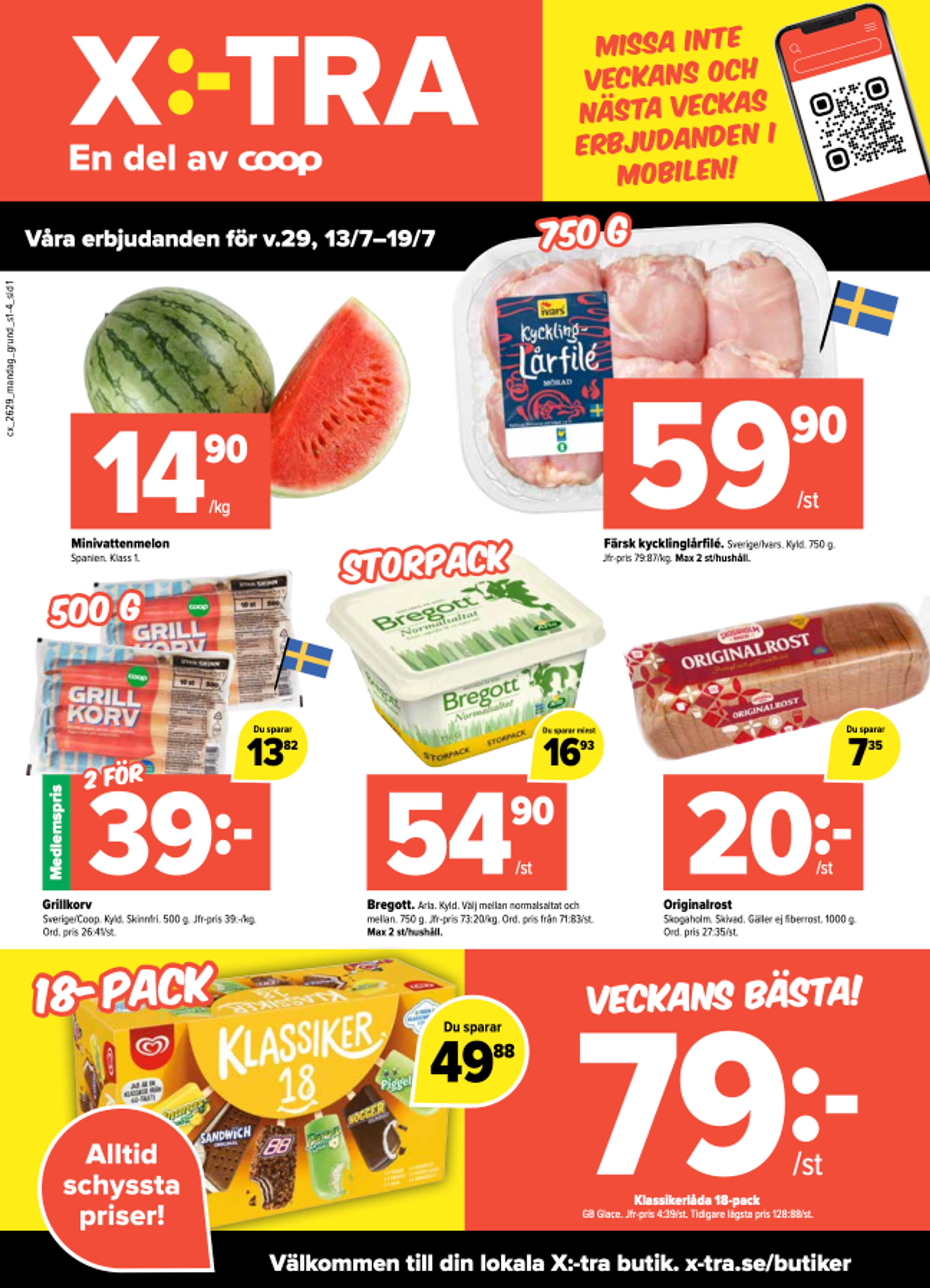 Våra erbjudanden för v.29, 13/7-19/7