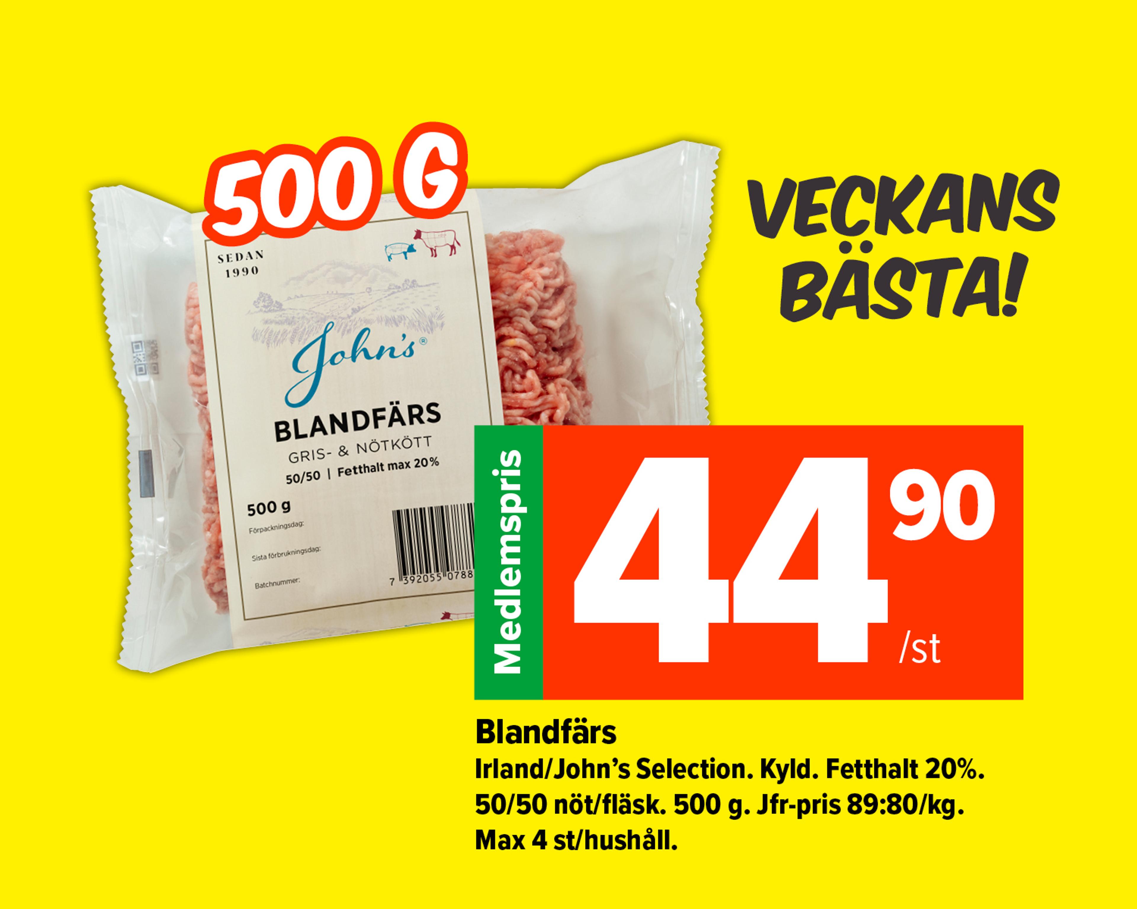 Blandfärs