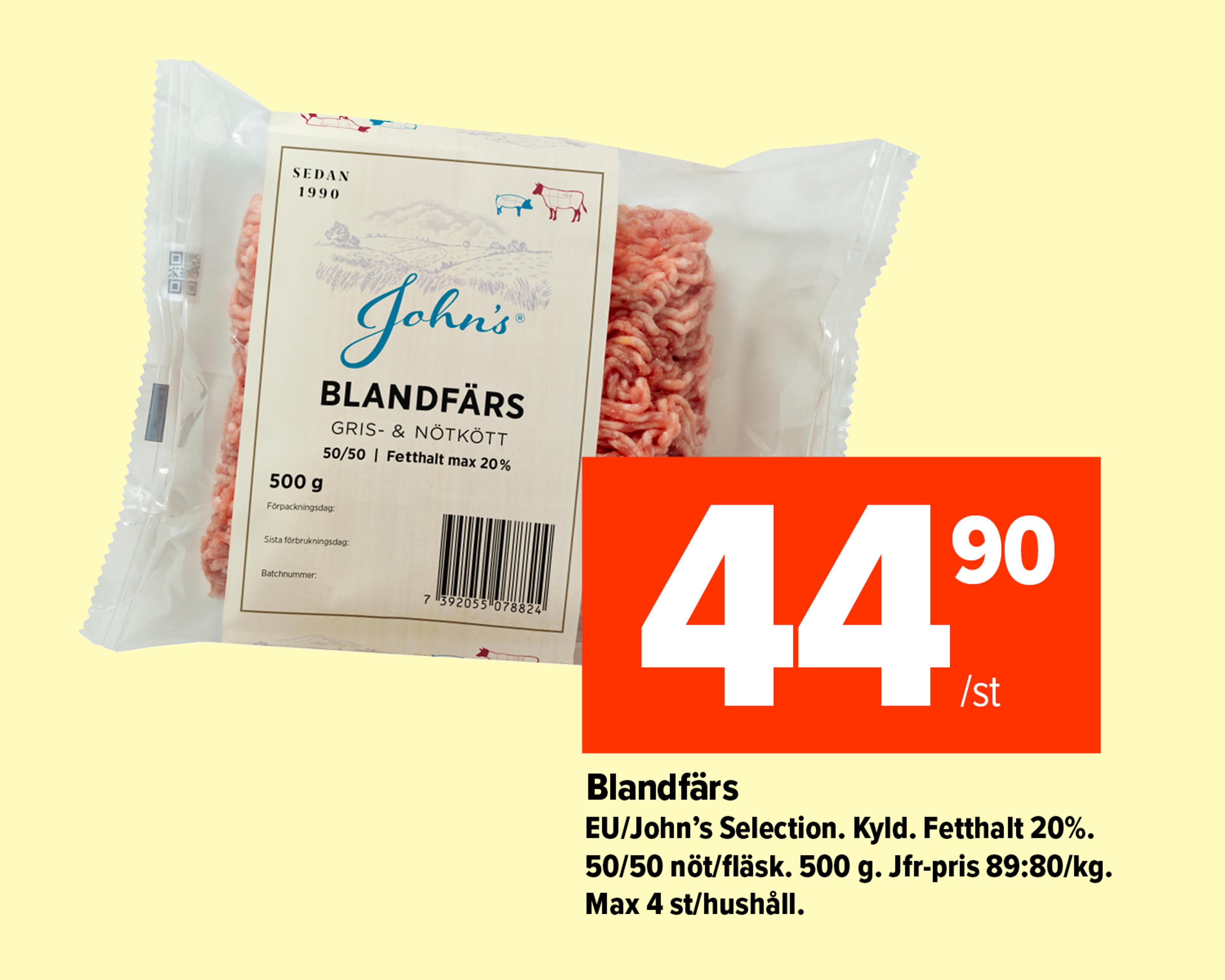 Blandfärs