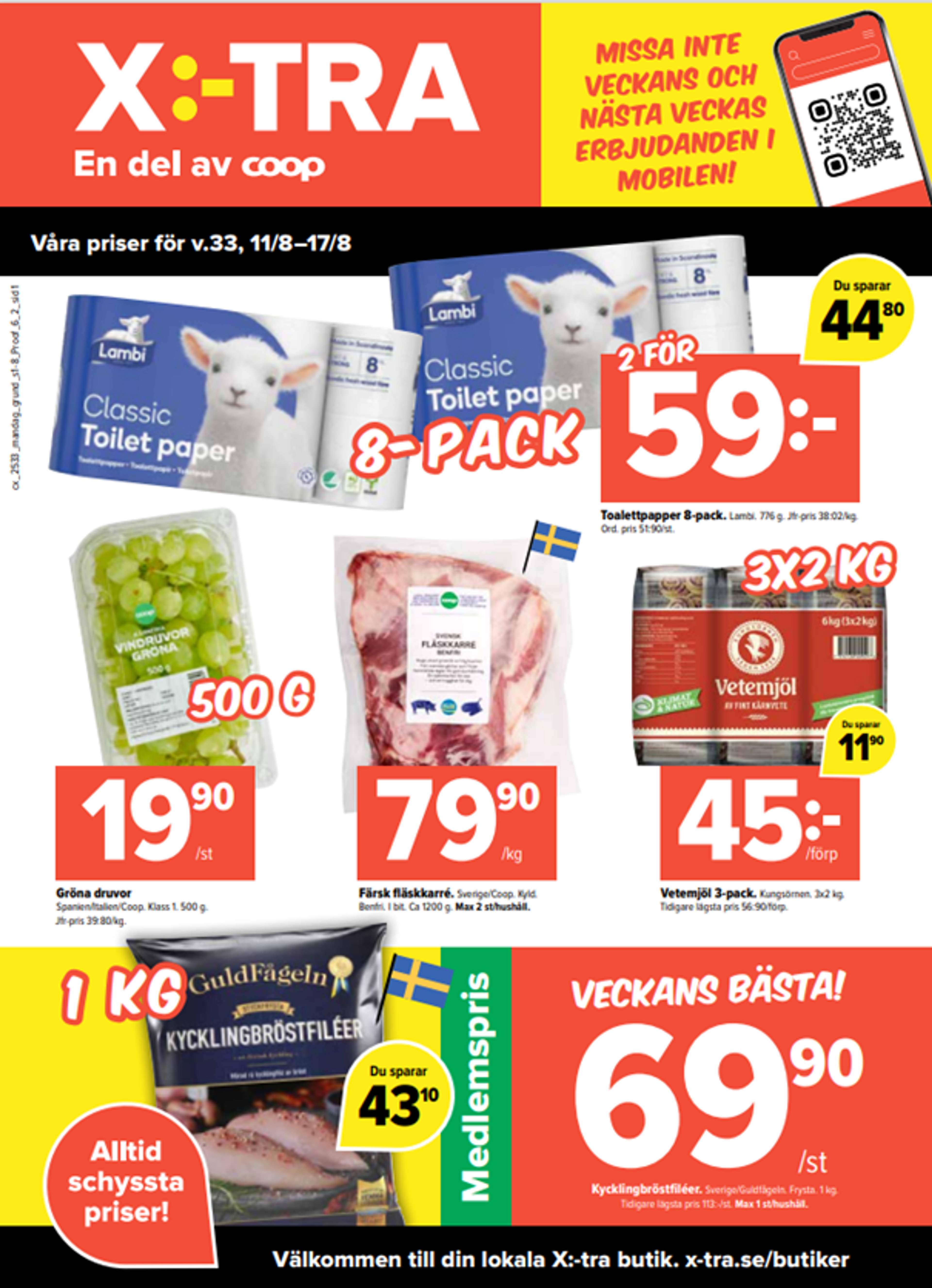 Våra erbjudande för v.33 11/8-17/8