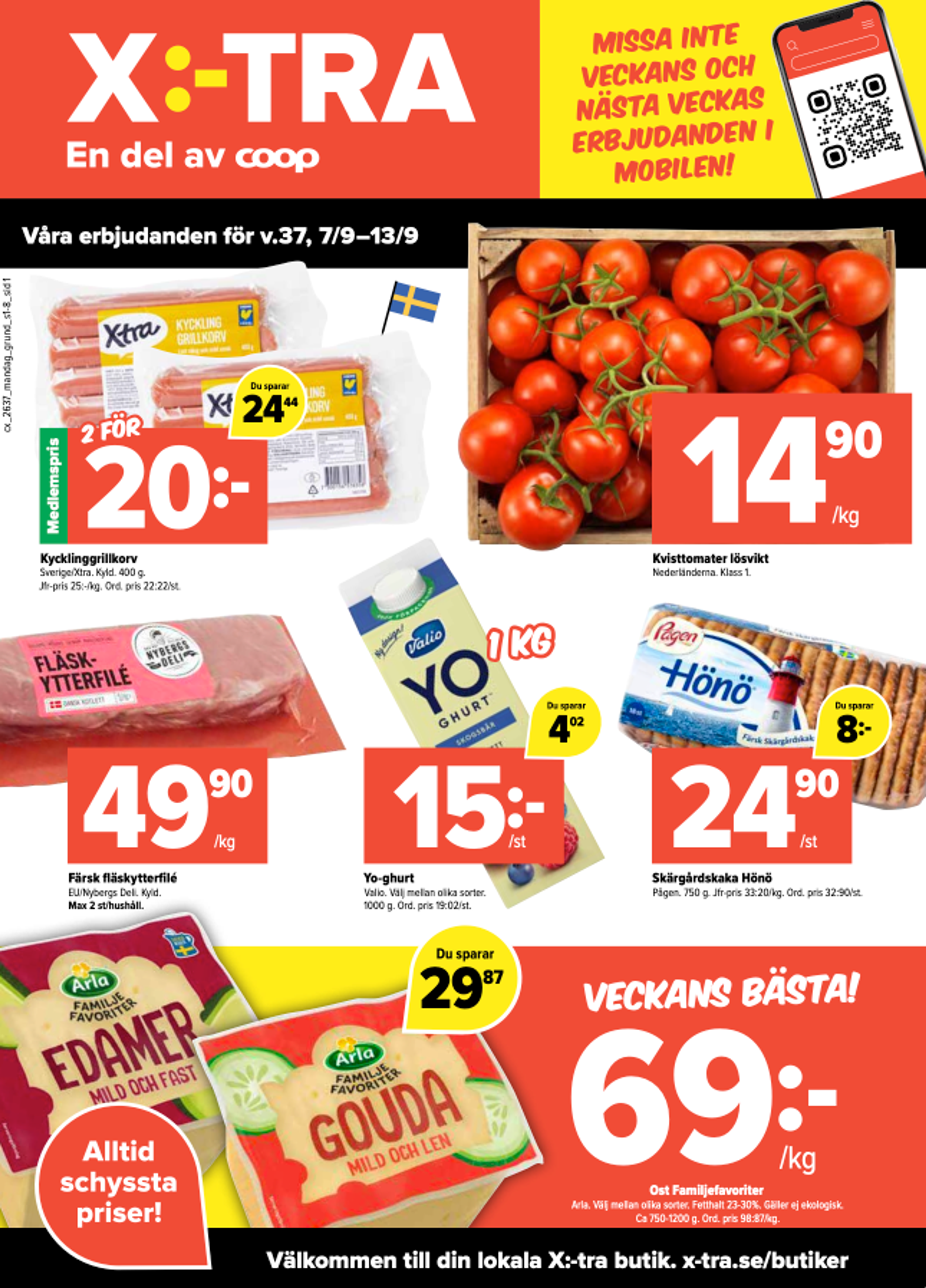 Våra erbjudanden för v.37, 7/9-13/9