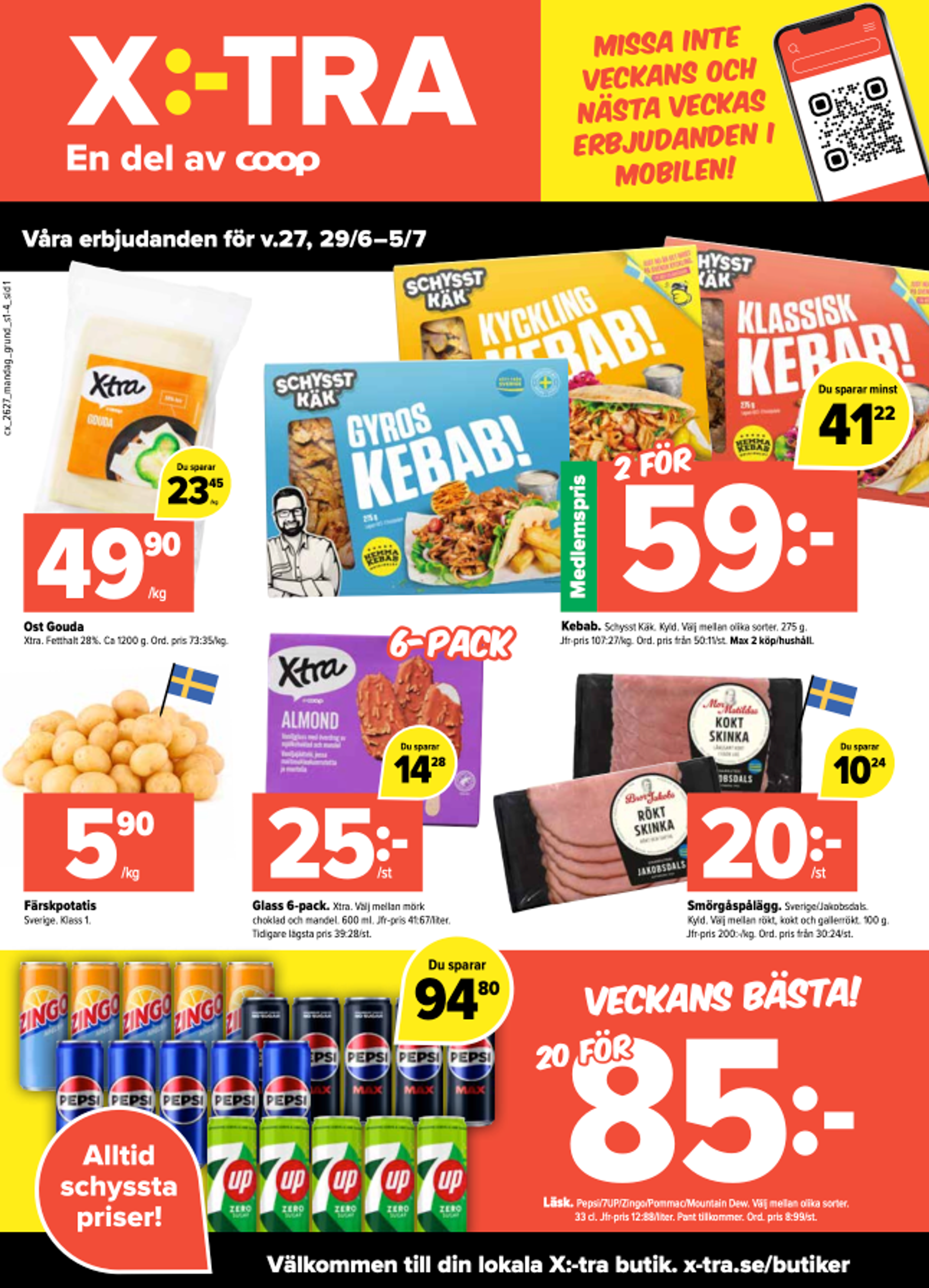 Våra erbjudanden för v.27, 29/6-5/7