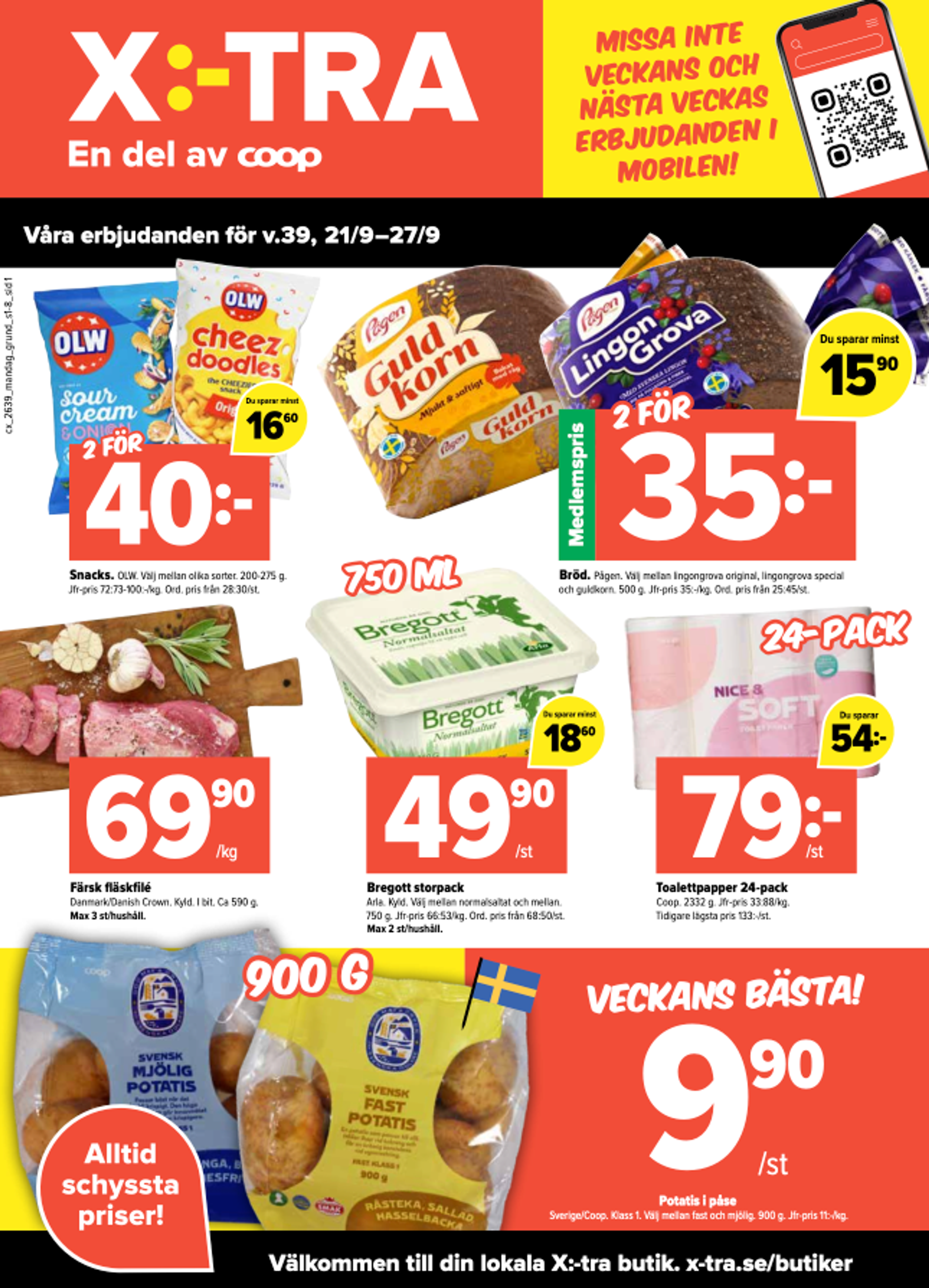 Våra erbjudanden för v.39, 21/9-27/9