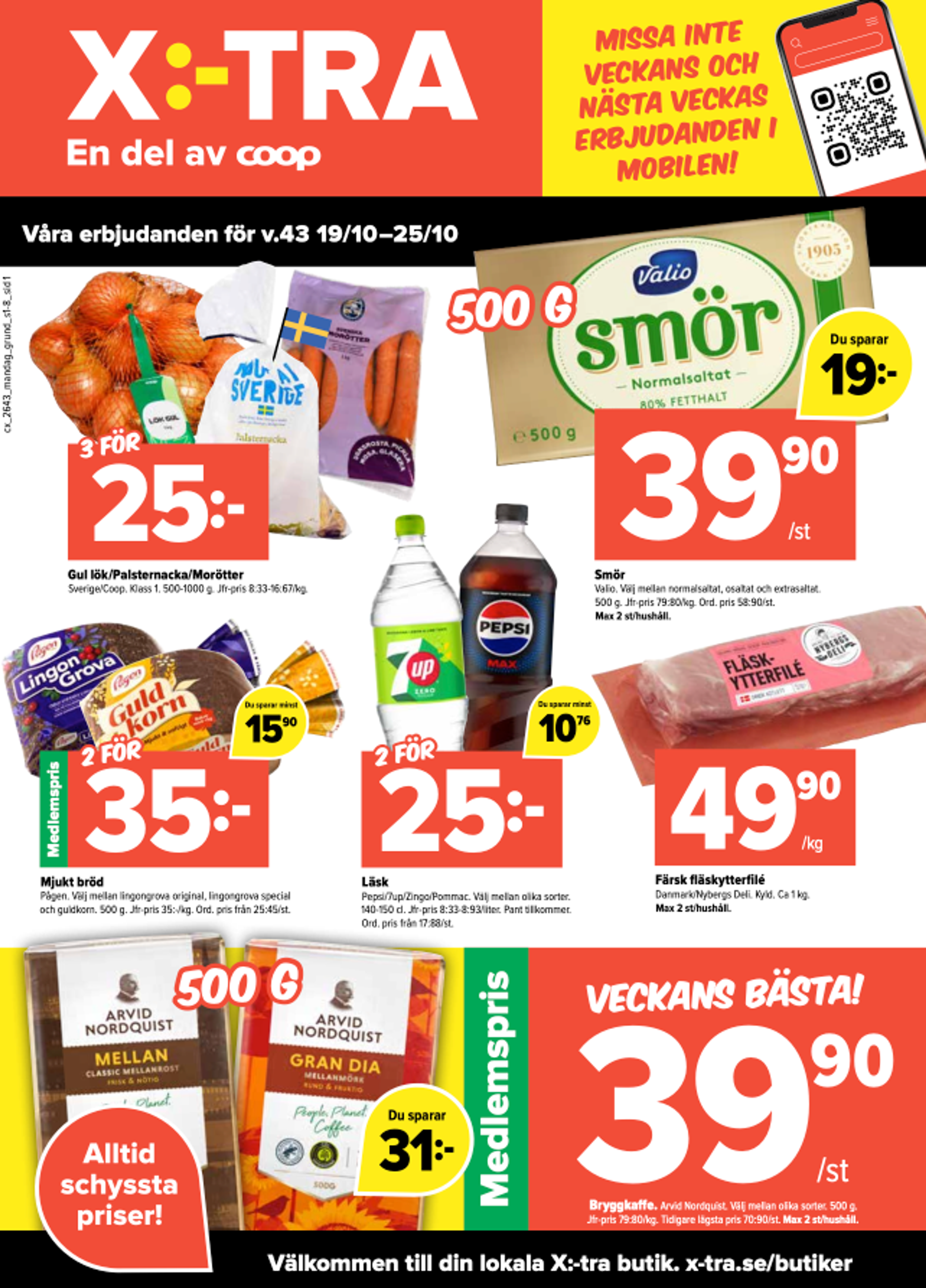 Våra erbjudanden för v.42, 19/10-25/10