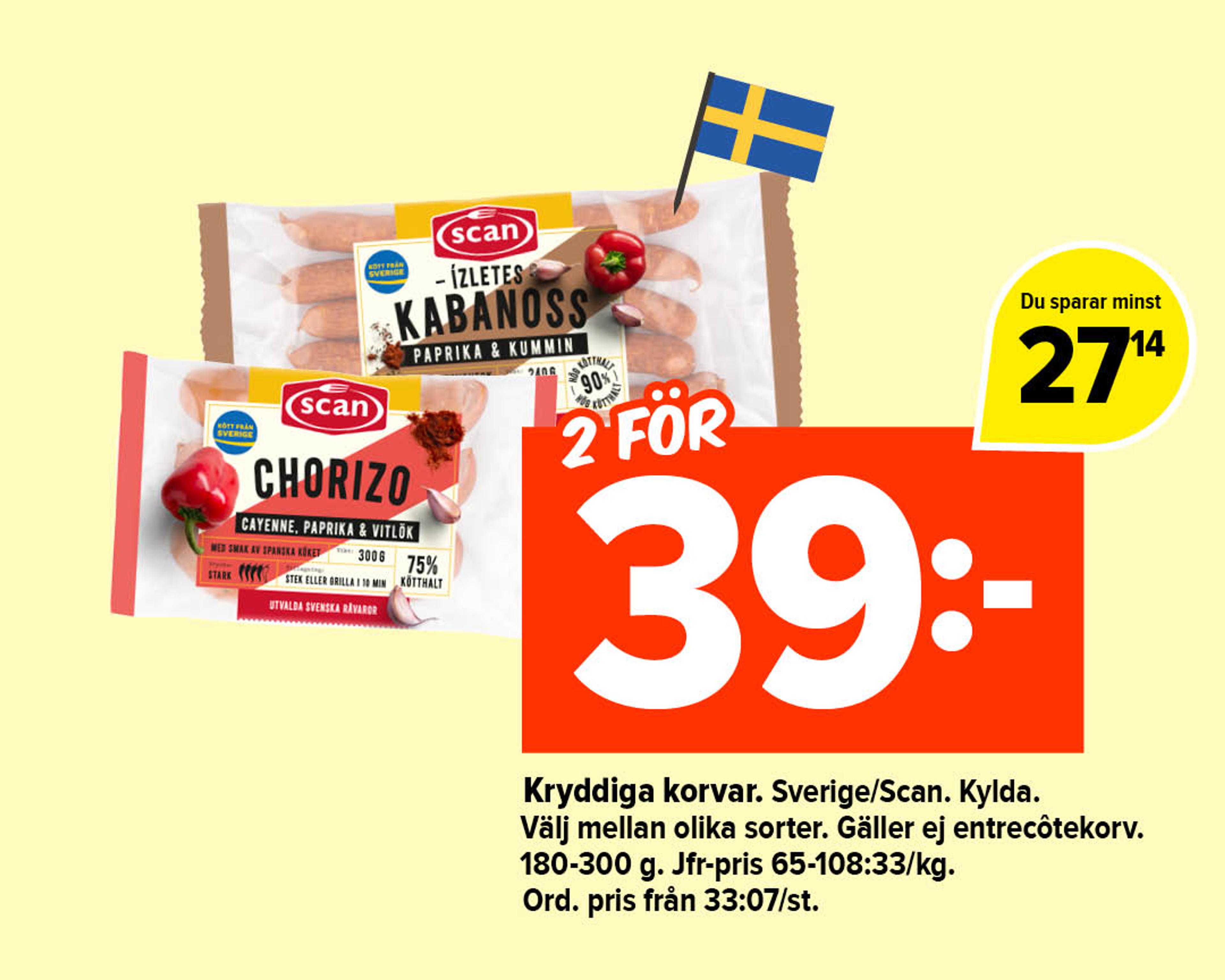 Kryddiga korvar