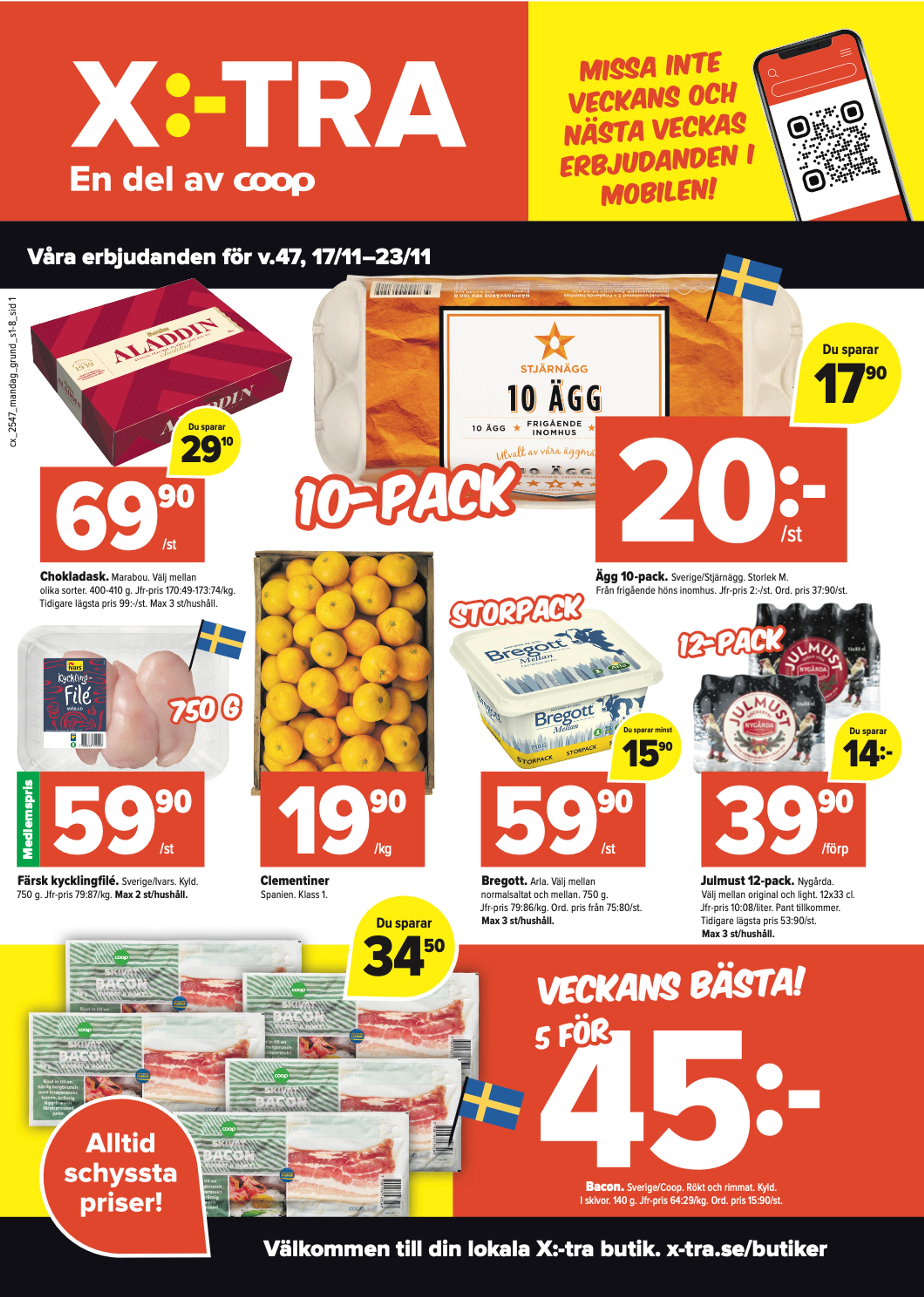 Våra erbjudanden för v.47, 17/11-23/11