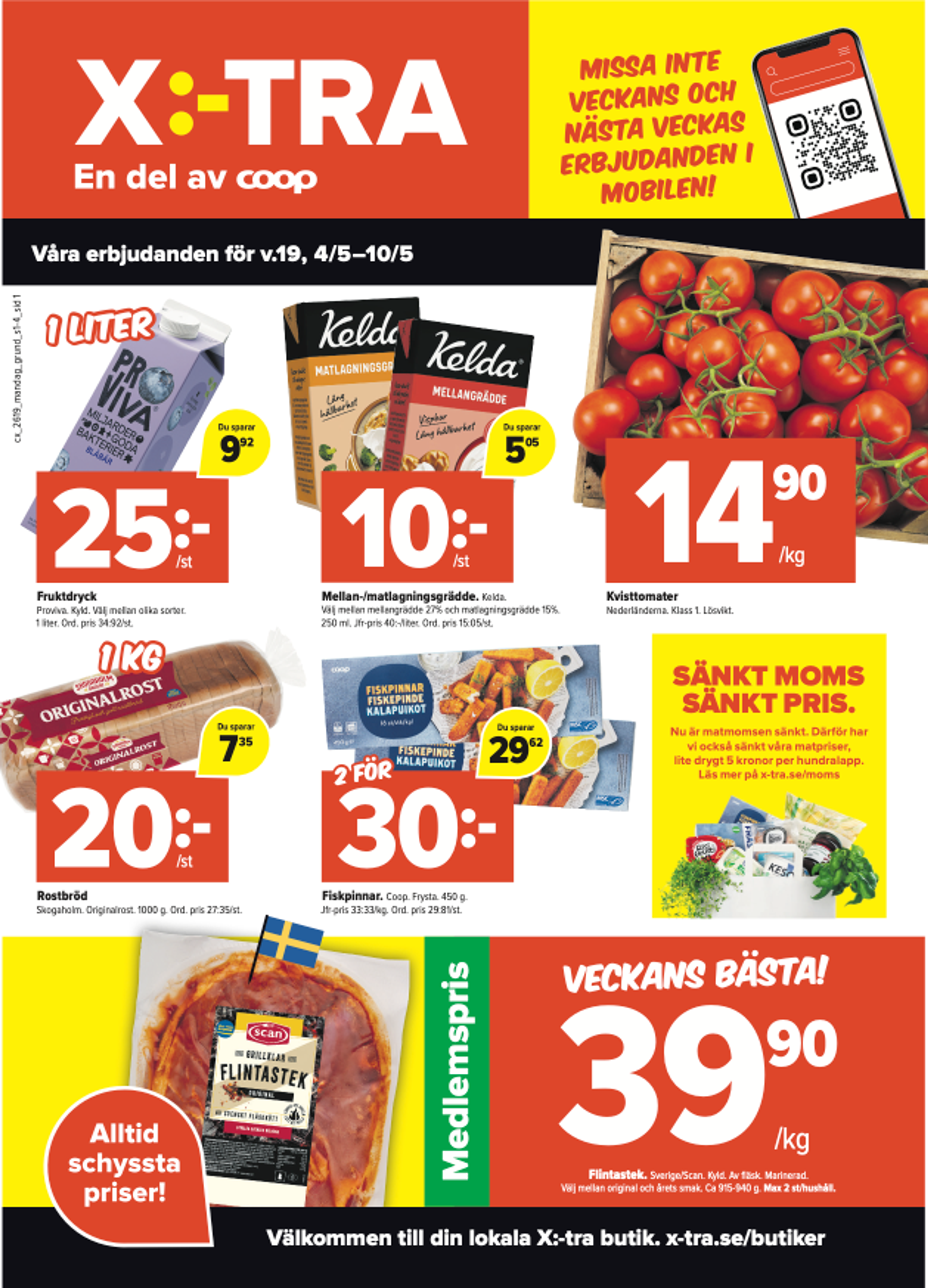 Våra erbjudanden för v.19, 4/5-10/5