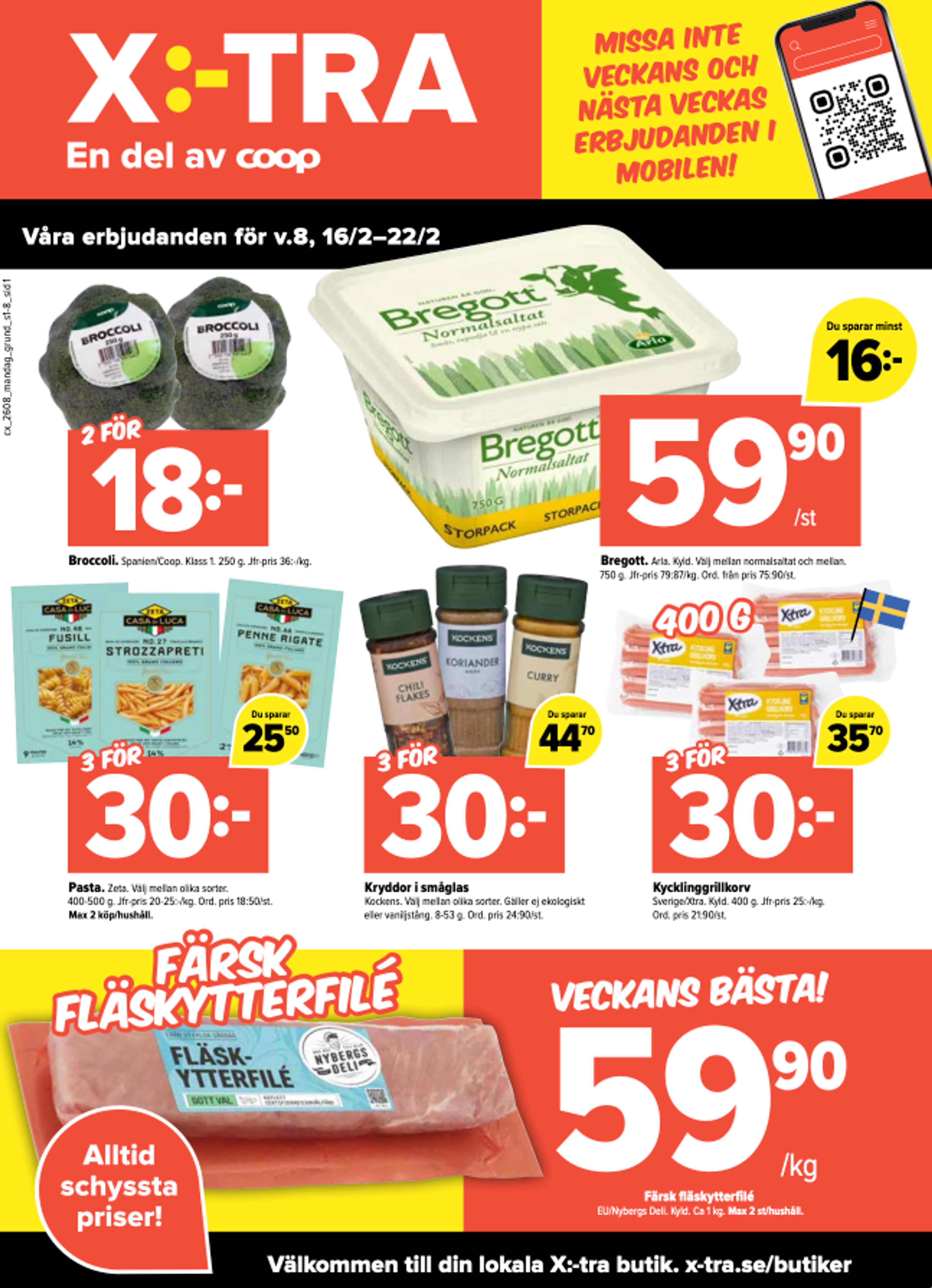 Våra erbjudanden för v.8, 16/2-22/2