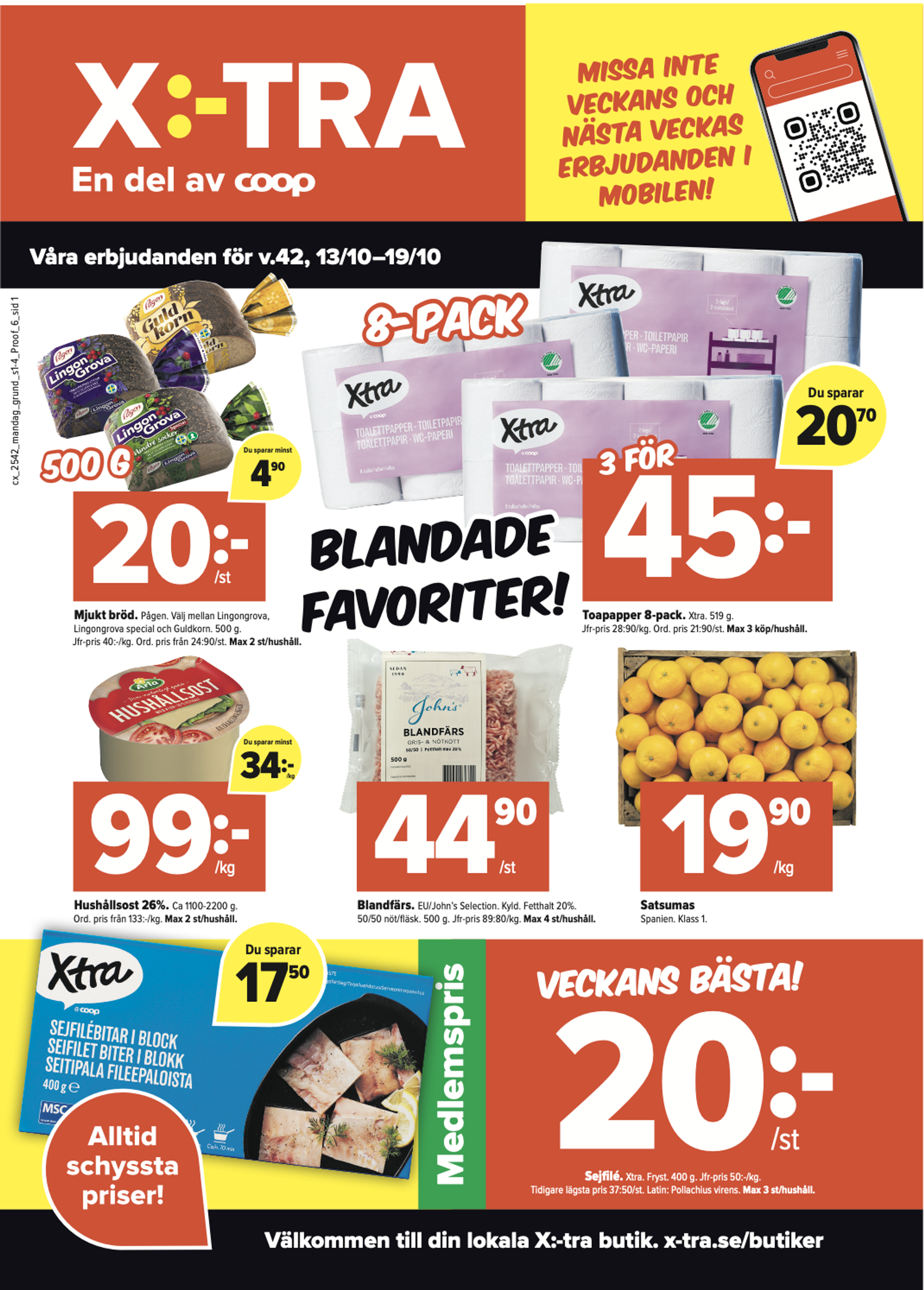 Våra erbjudanden för v.42, 13/10-19/10
