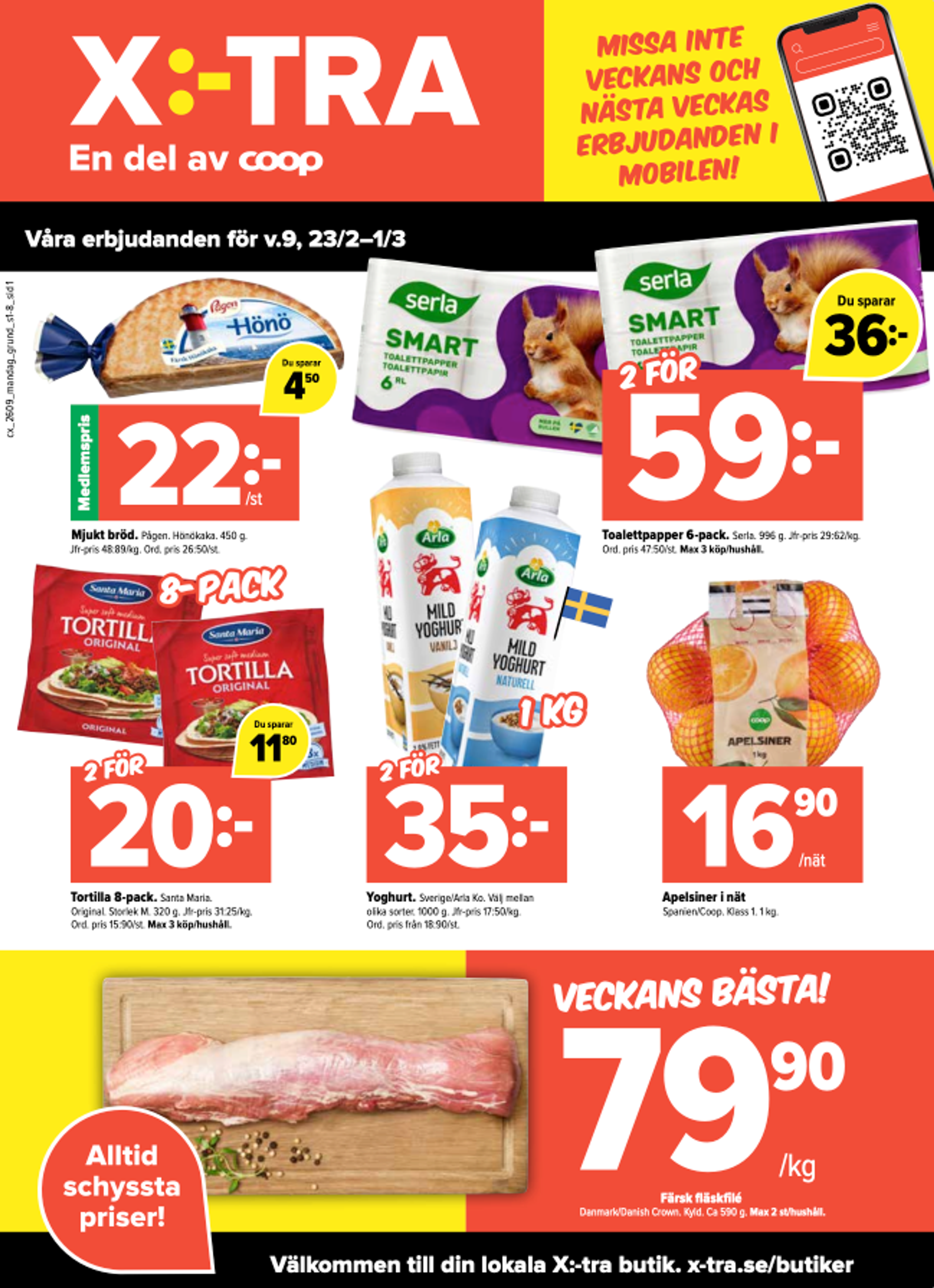 Våra erbjudanden för v.9 23/2-1/3