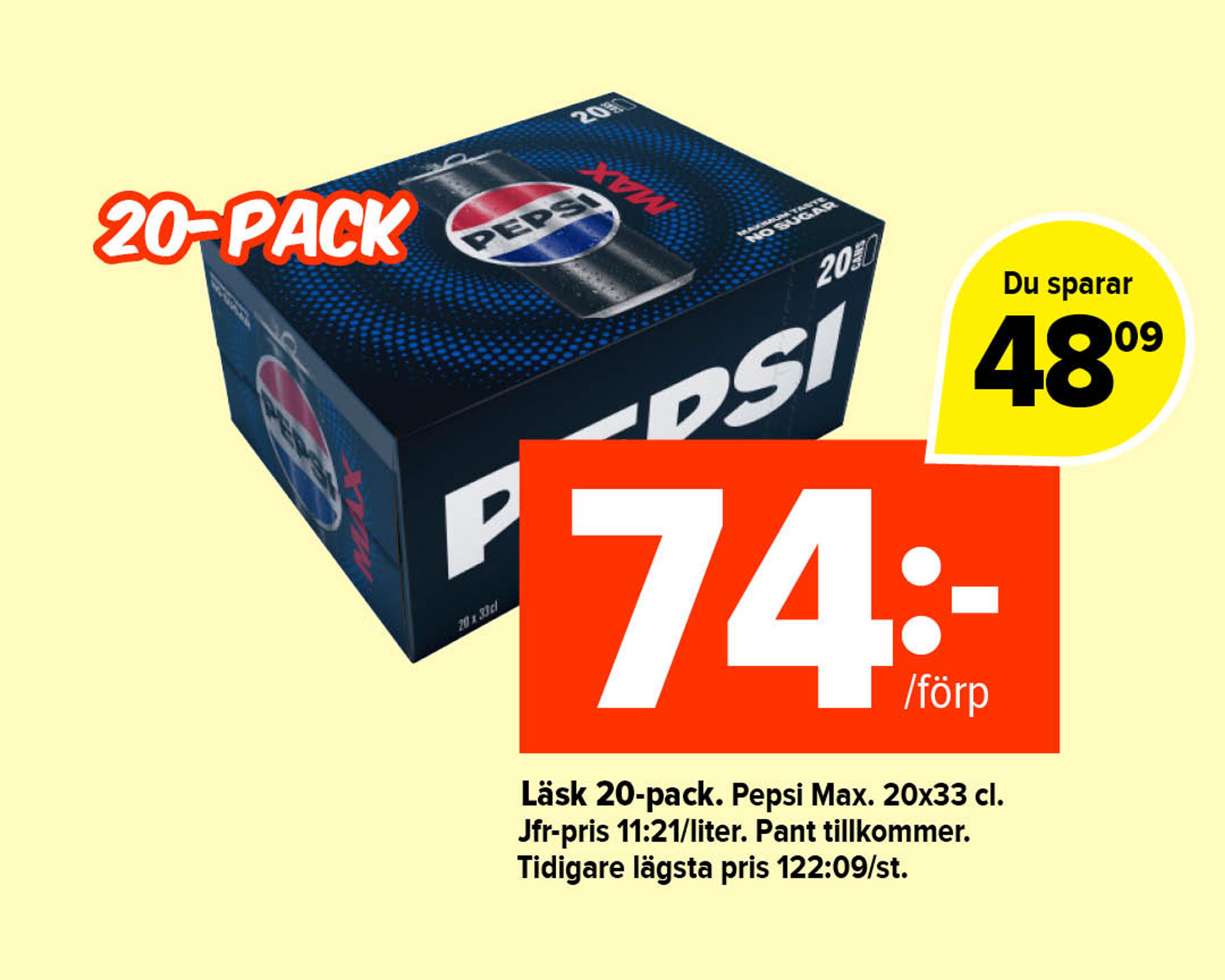 Läsk 20-pack