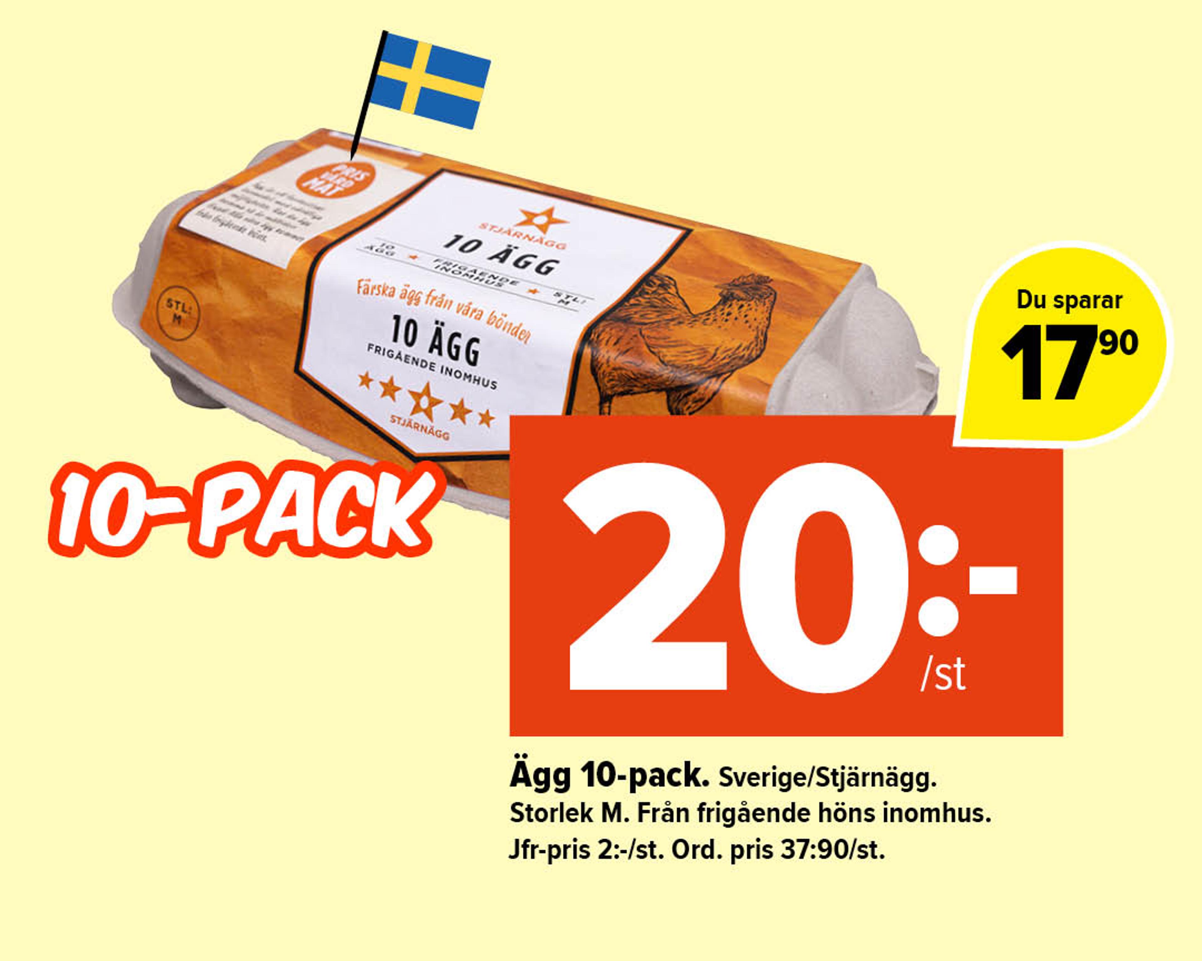 Ägg 10-pack