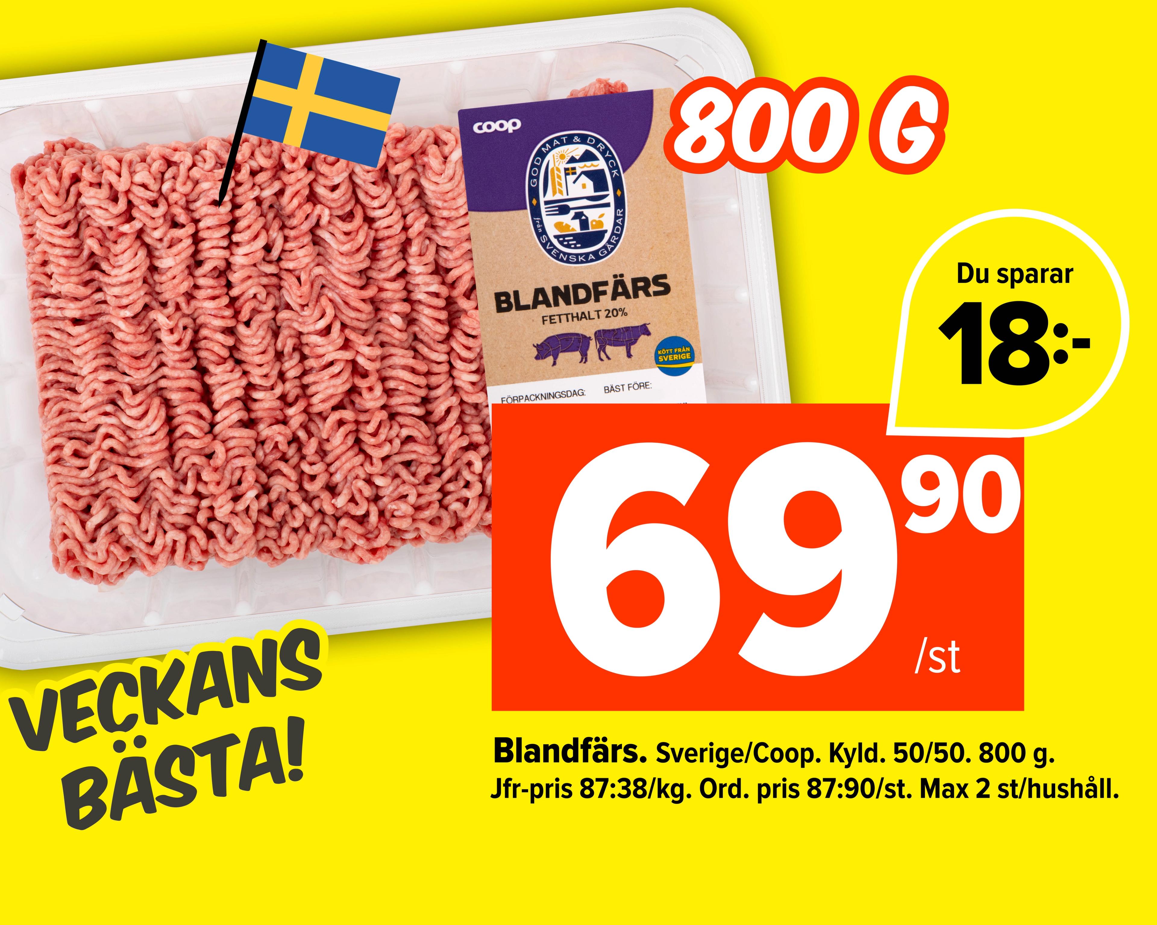 Blandfärs