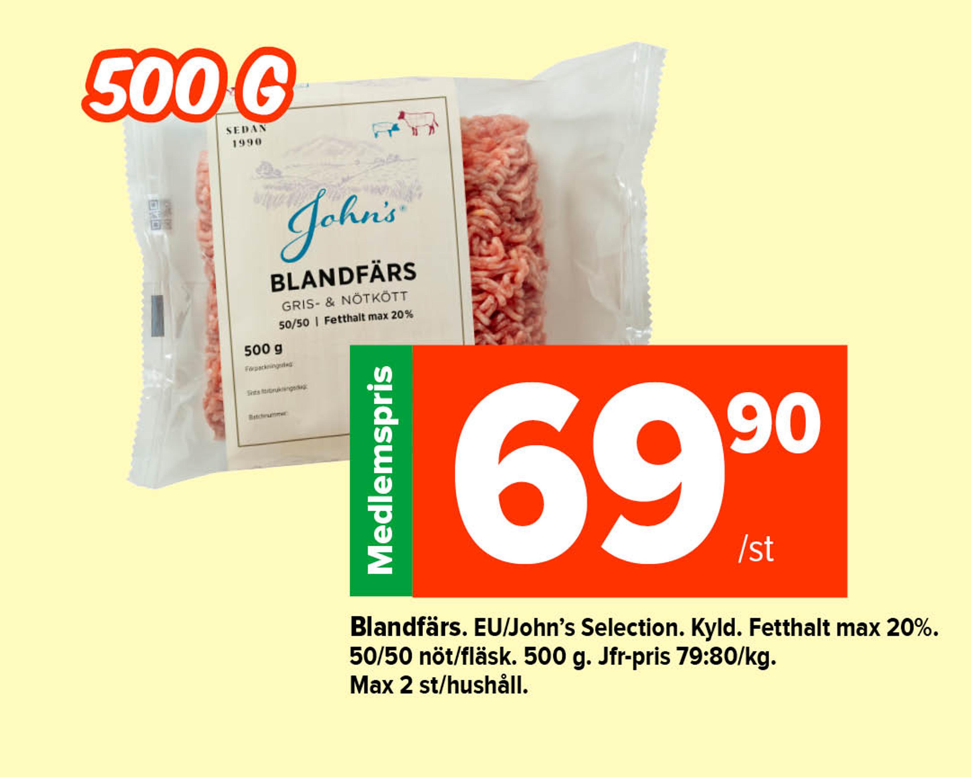 Blandfärs