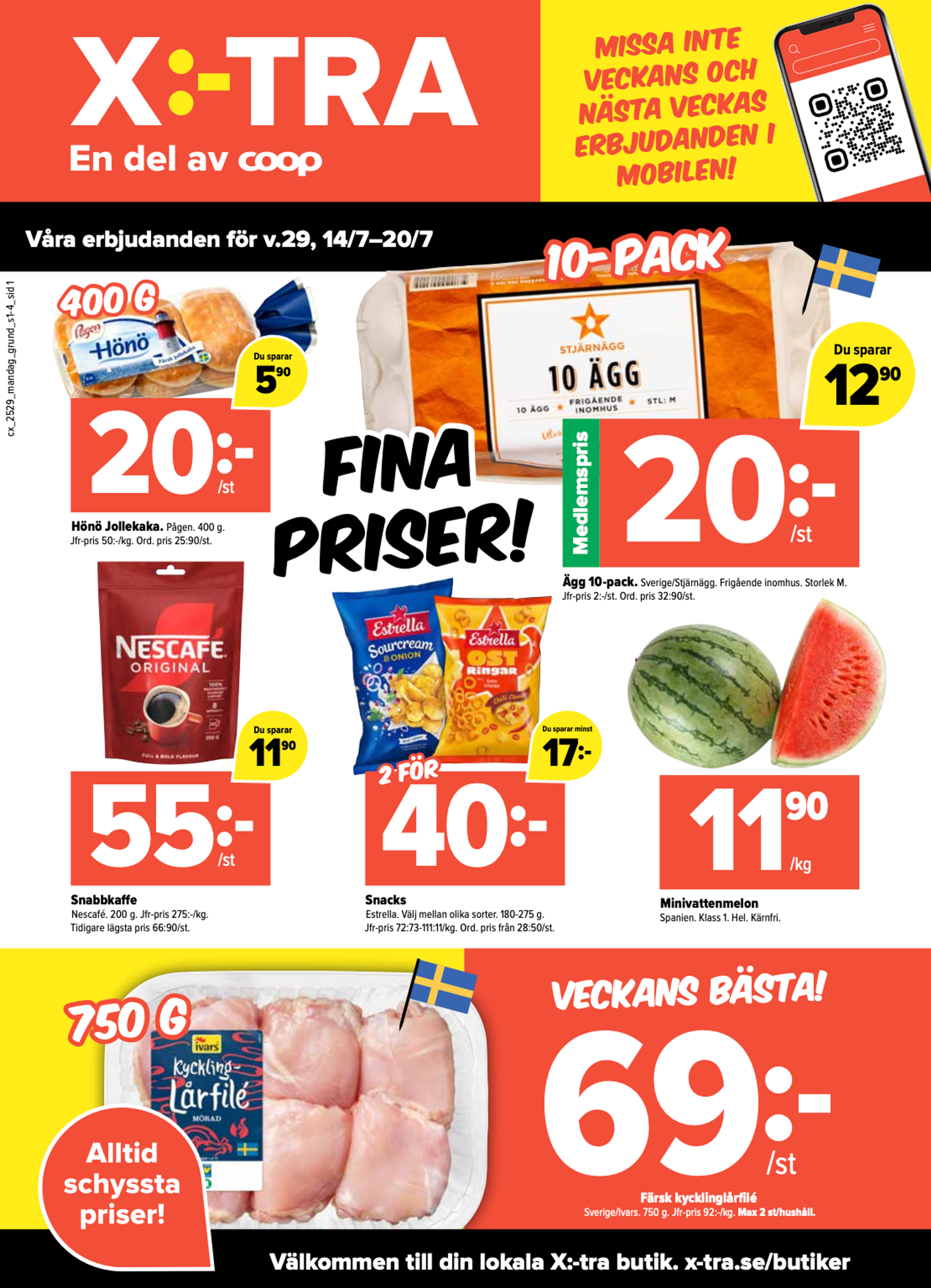 Våra erbjudanden för v.29, 14/7-20/7