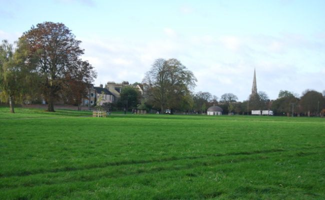 The vast green space at Midsummer Common in Cambridge