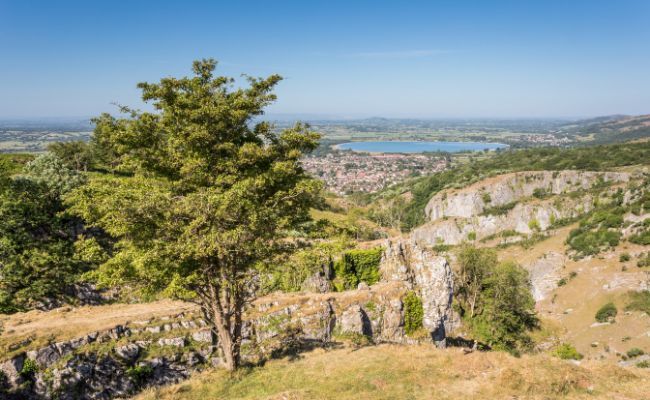 The gorgeous views at Cheddar Gorge