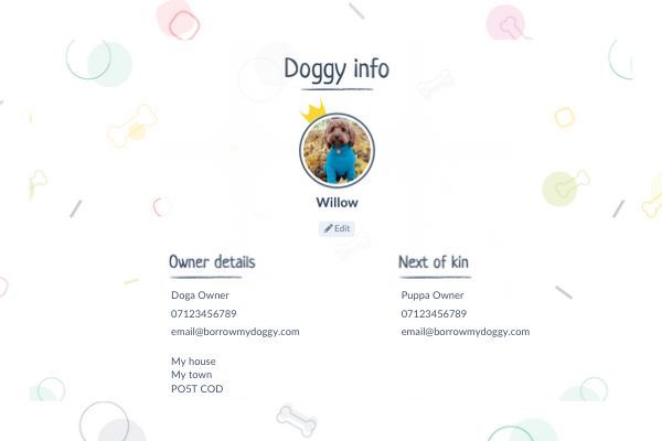 doggy info sheet part 1