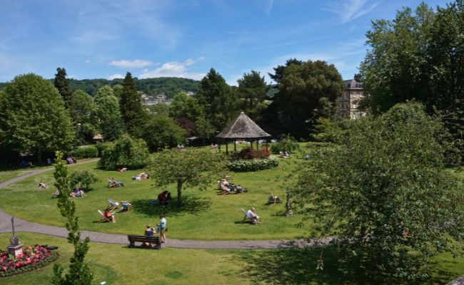 A gorgeous summer's morning at Royal Victoria Park, Bath