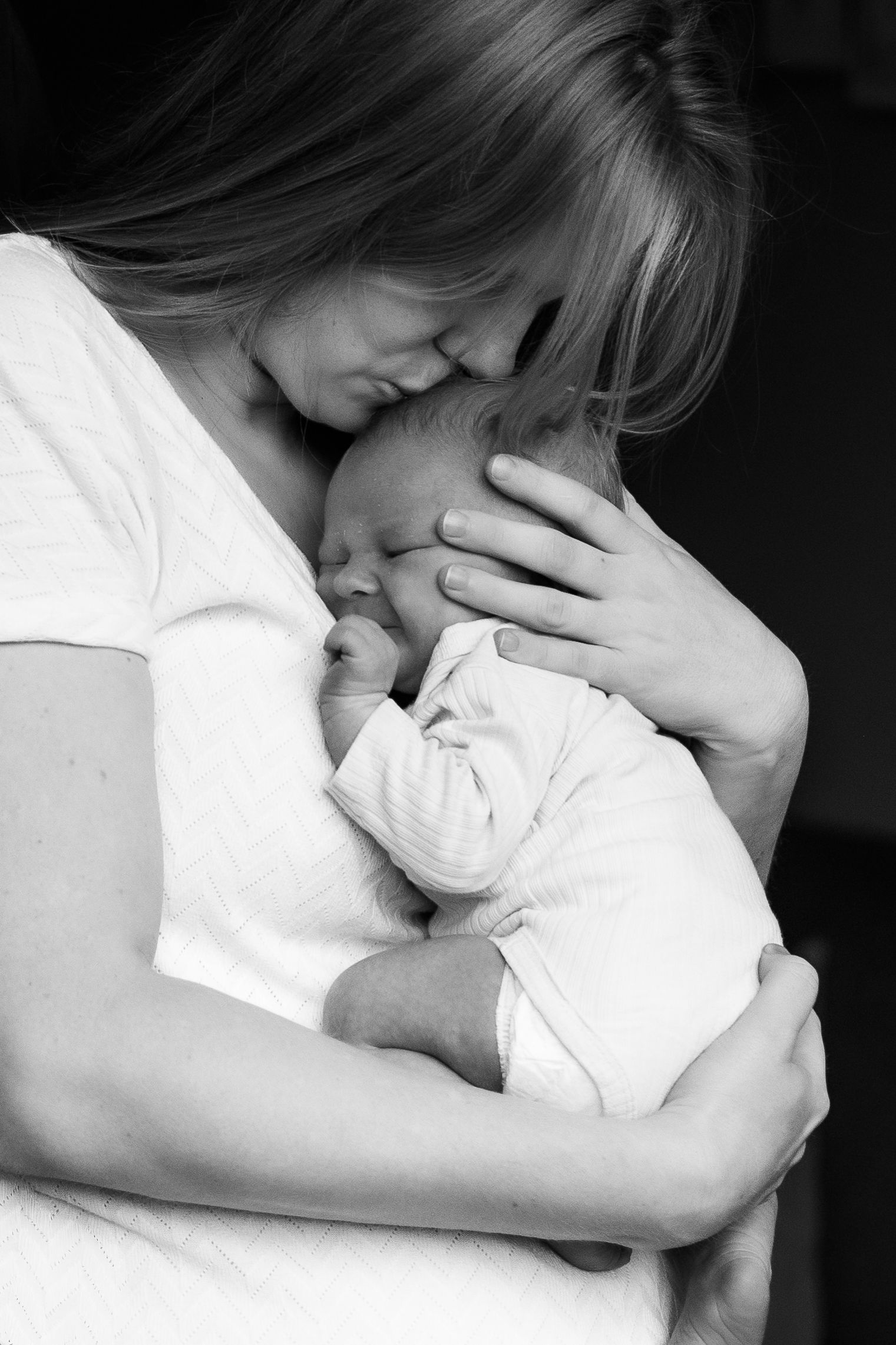 Knuffelen met mama