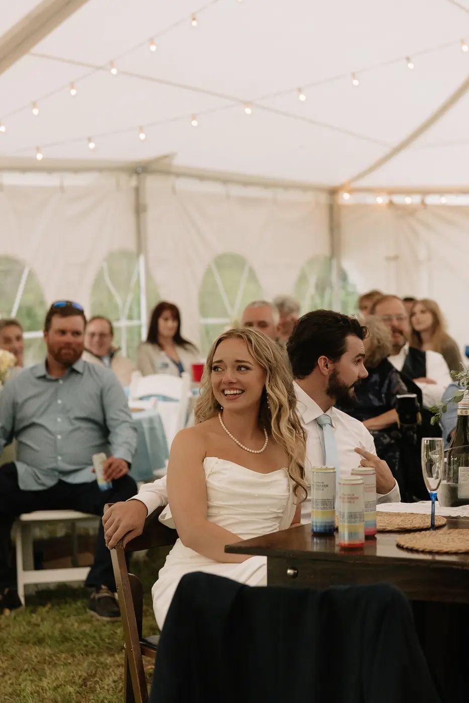 Elise + Zach, Minnesota lake wedding | September