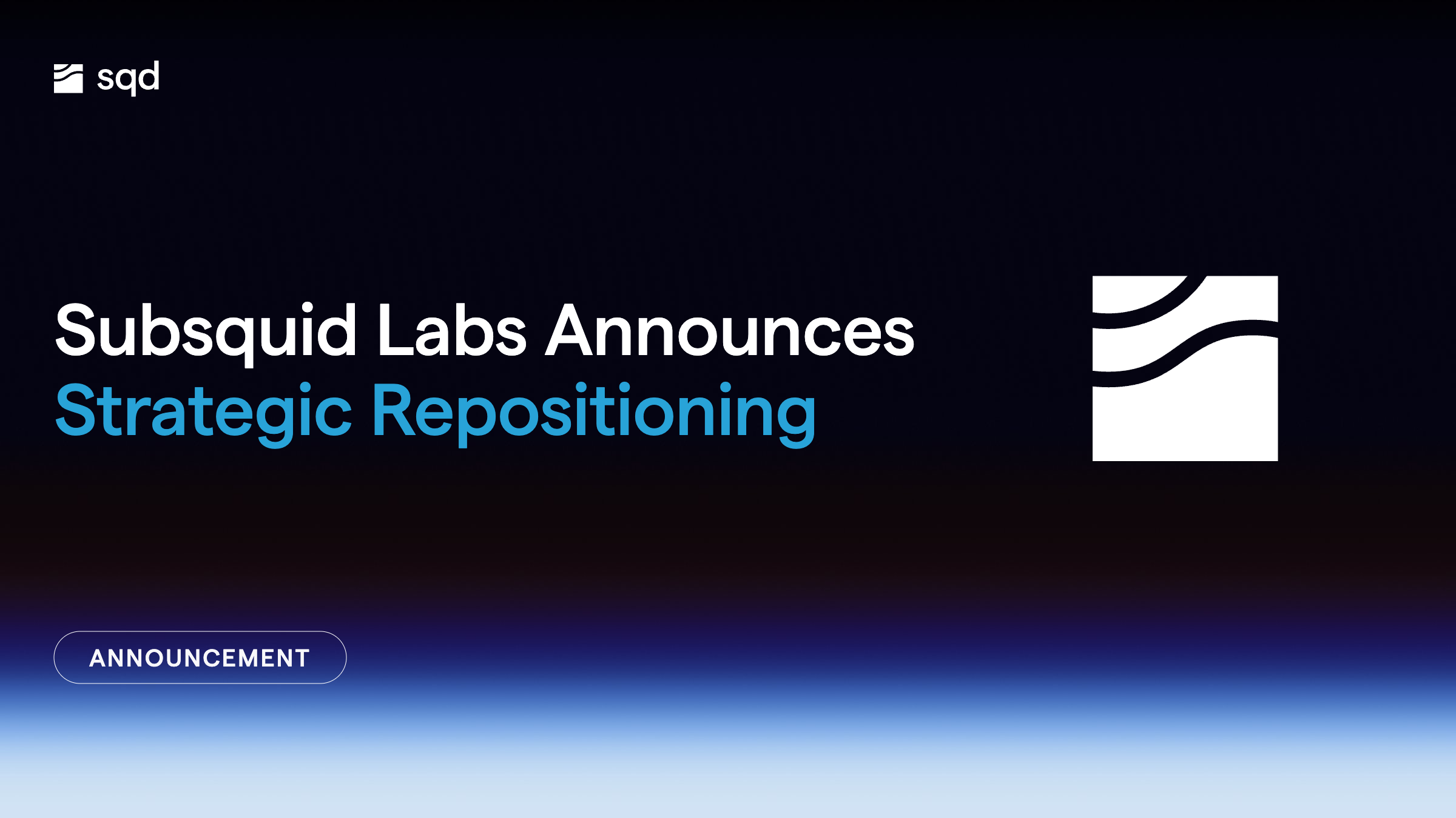 Subsquid Labs Announces Strategic Repositioning Toward Institutional Clients