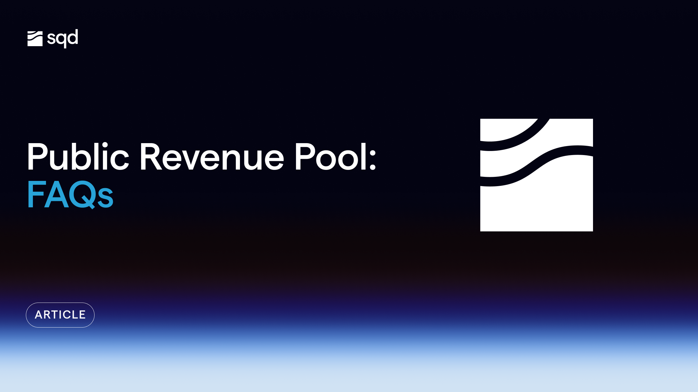 First Ever Public Revenue Pool (FAQs)