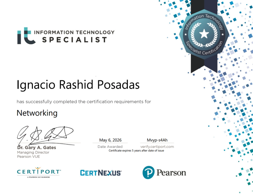 IT Specialist - Networking