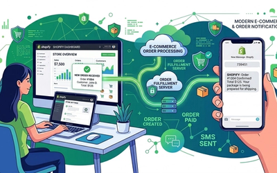 How to Send SMS Notifications from Shopify Using DataFlows