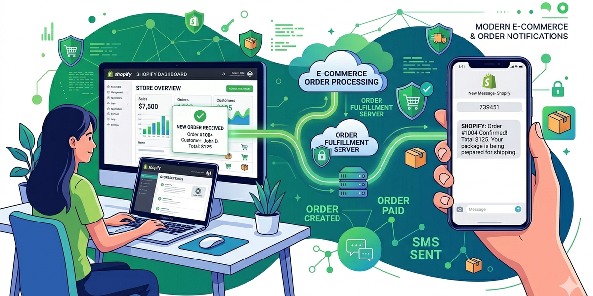 How to Send SMS Notifications from Shopify Using DataFlows