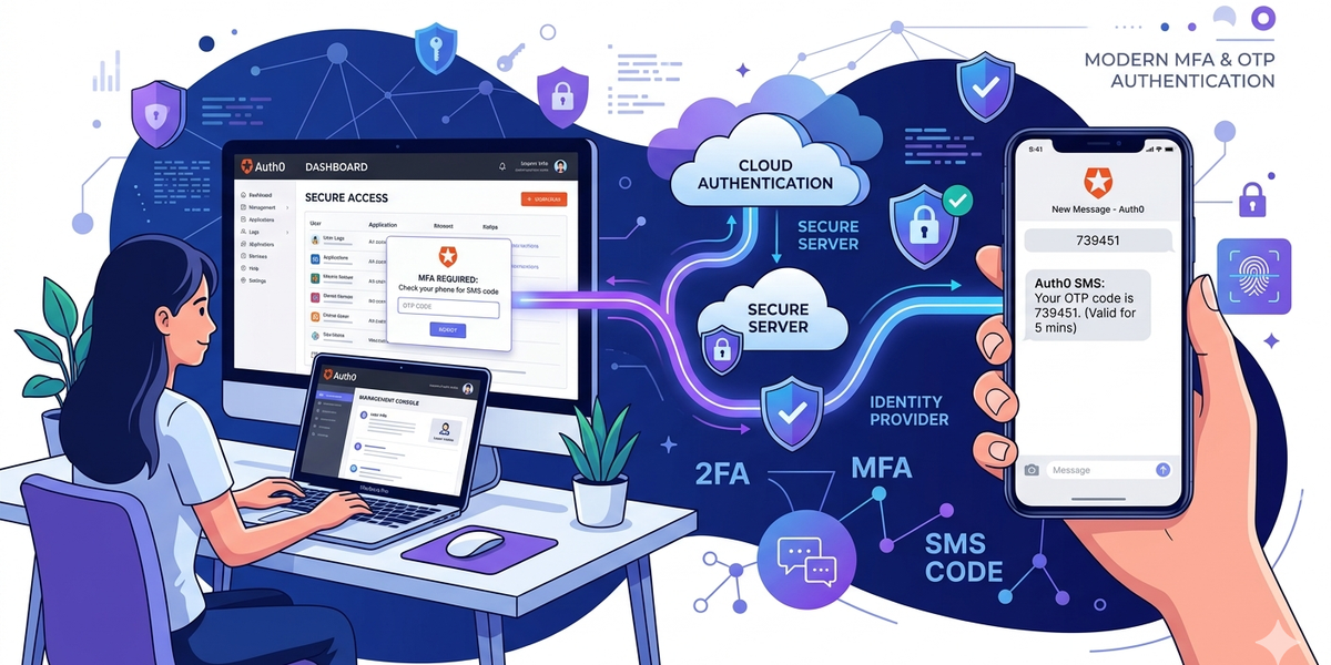 How to Configure OTP SMS Authentication with Auth0 Using DataFlows