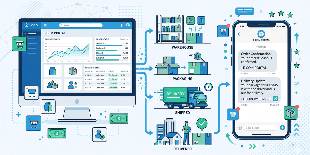 SMS Notifications for E-commerce Stores: Improve Customer Experience