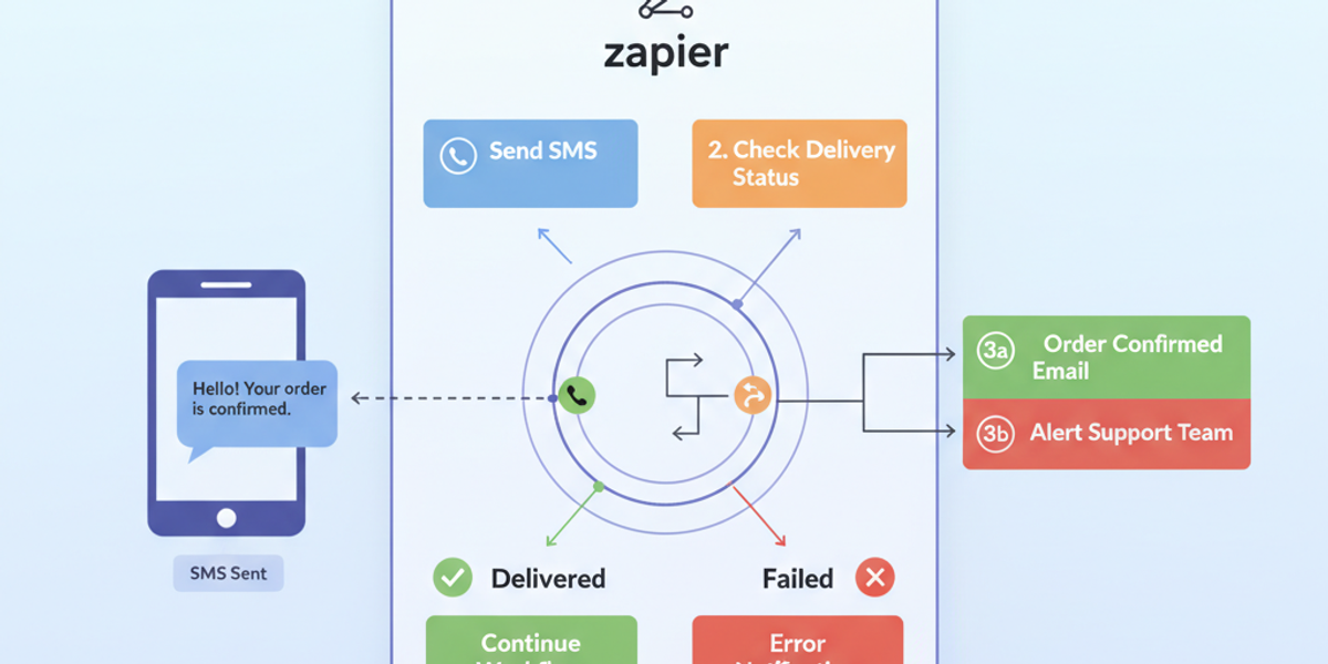 Automate Your SMS Workflow: Track Delivery Status with DataFlows SMS + Zapier