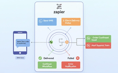 Automate Your SMS Workflow: Track Delivery Status with DataFlows SMS + Zapier