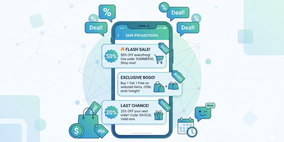 Promotional SMS Examples for Businesses That Drive Results