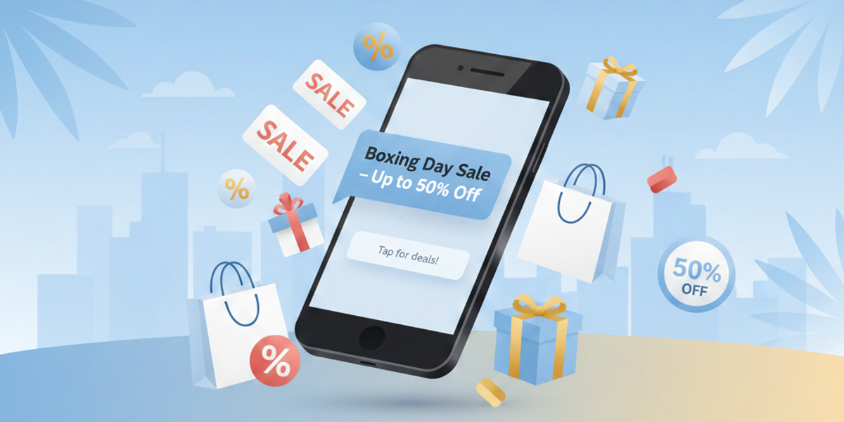 Boxing Day Sales in Australia: How SMS Campaigns Can Boost Your Revenue