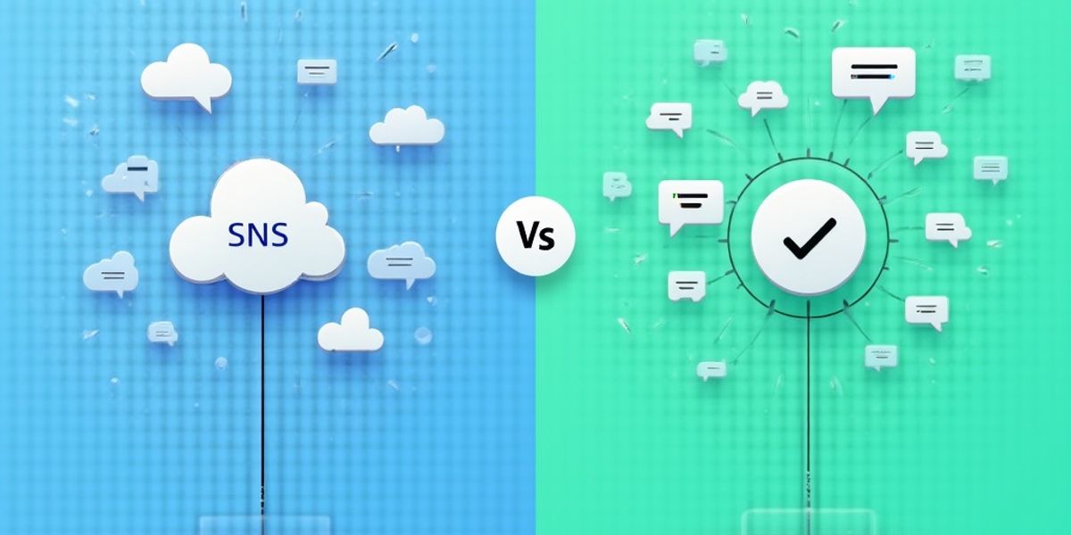 DataFlows vs AWS SNS for SMS: When to Choose a Dedicated Gateway