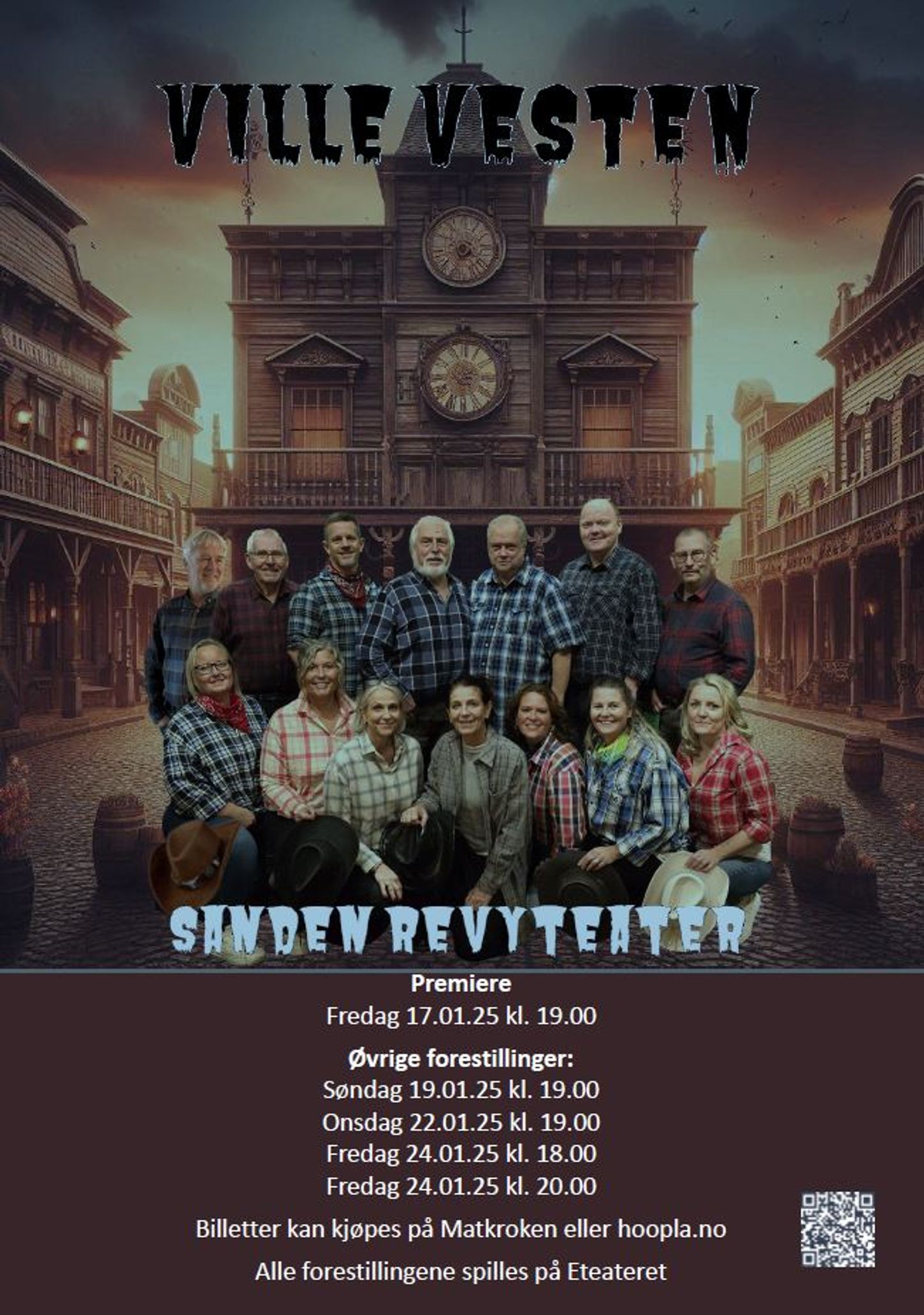 Sanden Revyteater - Ville Vesten