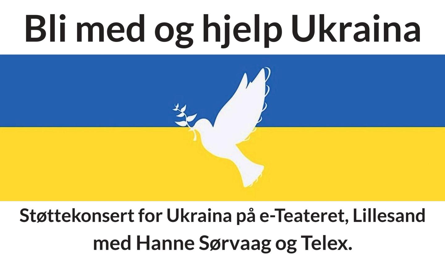 Støttekonsert for Ukraina med Hanne Søvaag og Telex