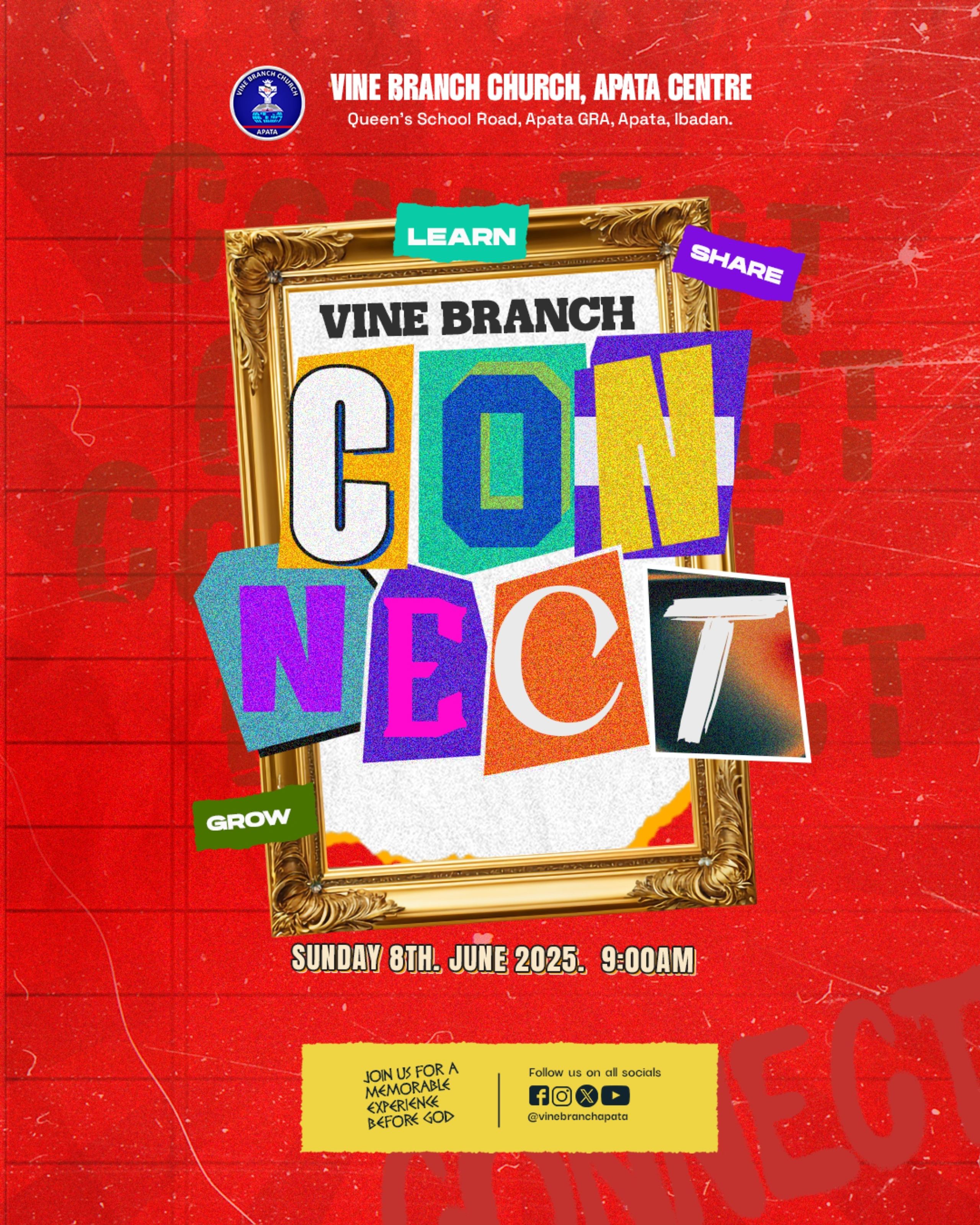 Vine Branch Church — Poster Design — photo 5