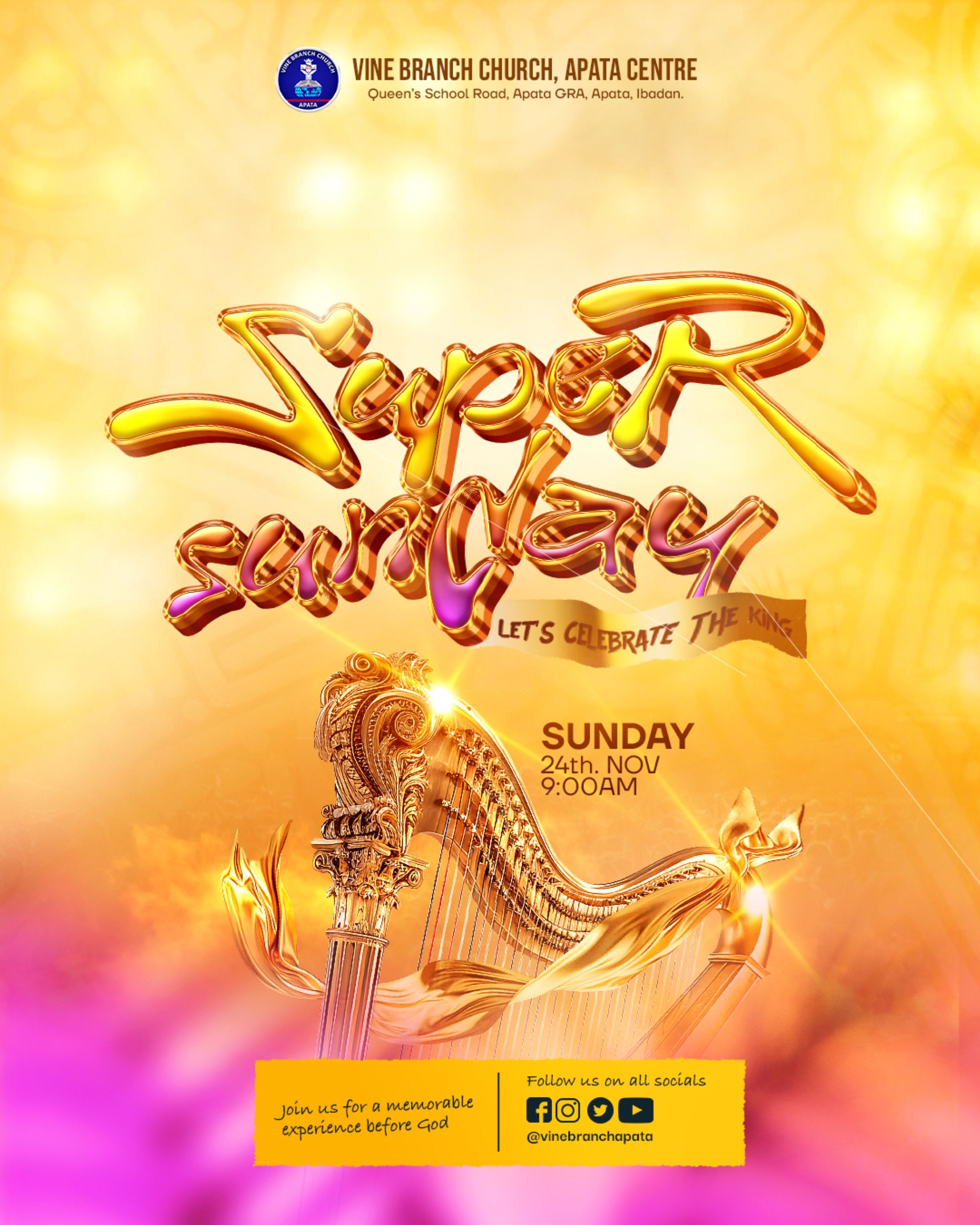 Vine Branch Church — Poster Design — photo 14
