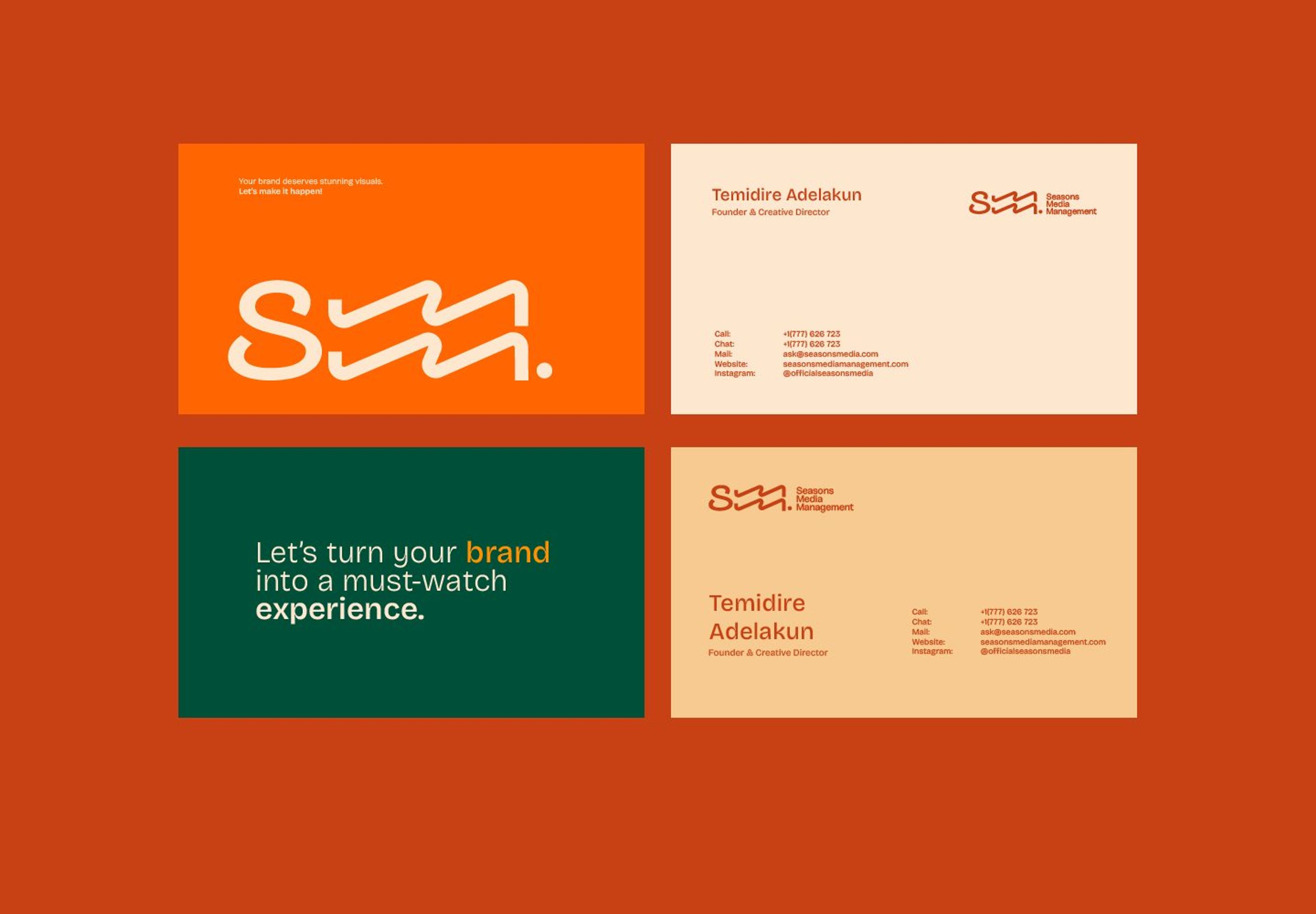 Seasons Media Management — Brand Identity & Art Direction — photo 13