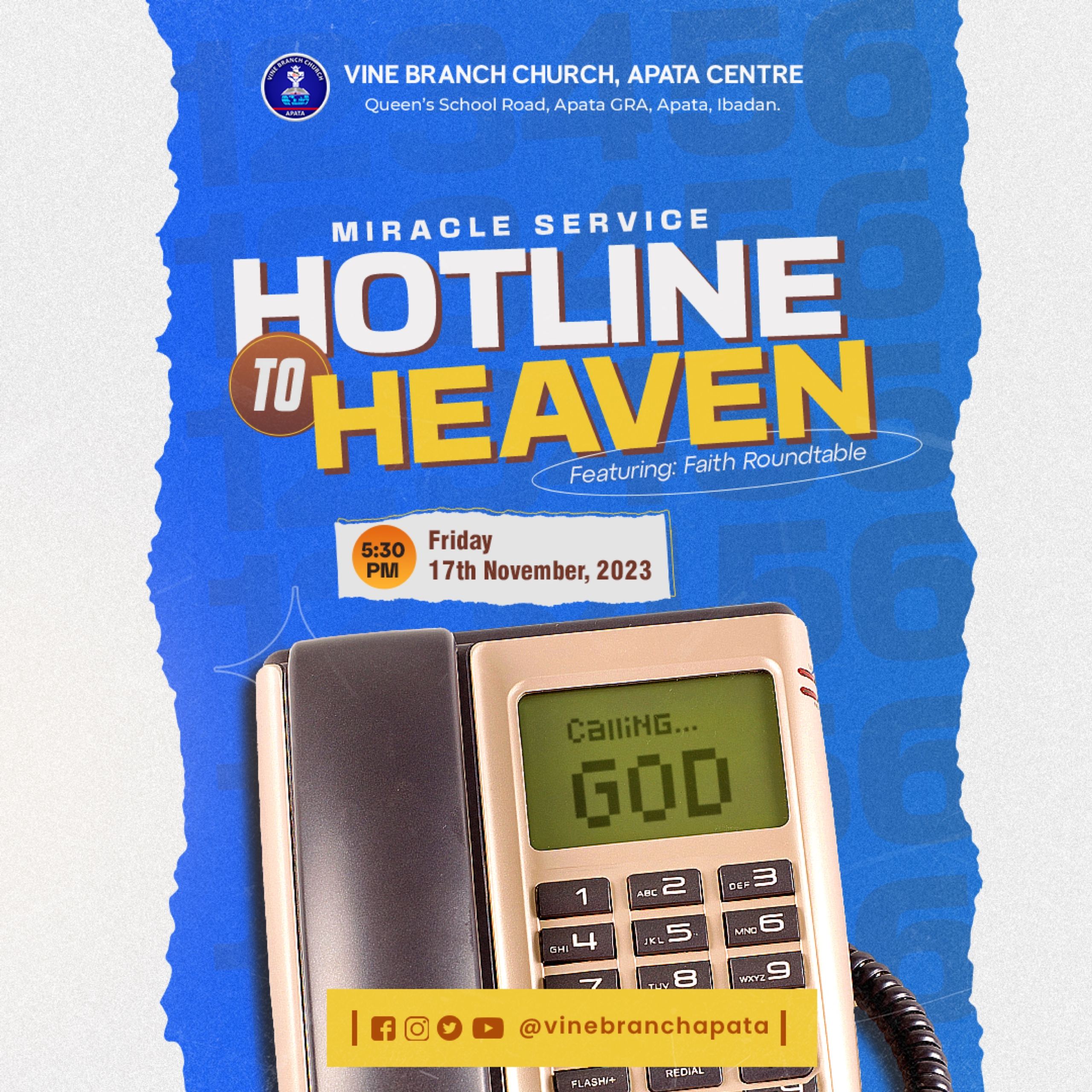 Vine Branch Church — Poster Design — photo 7
