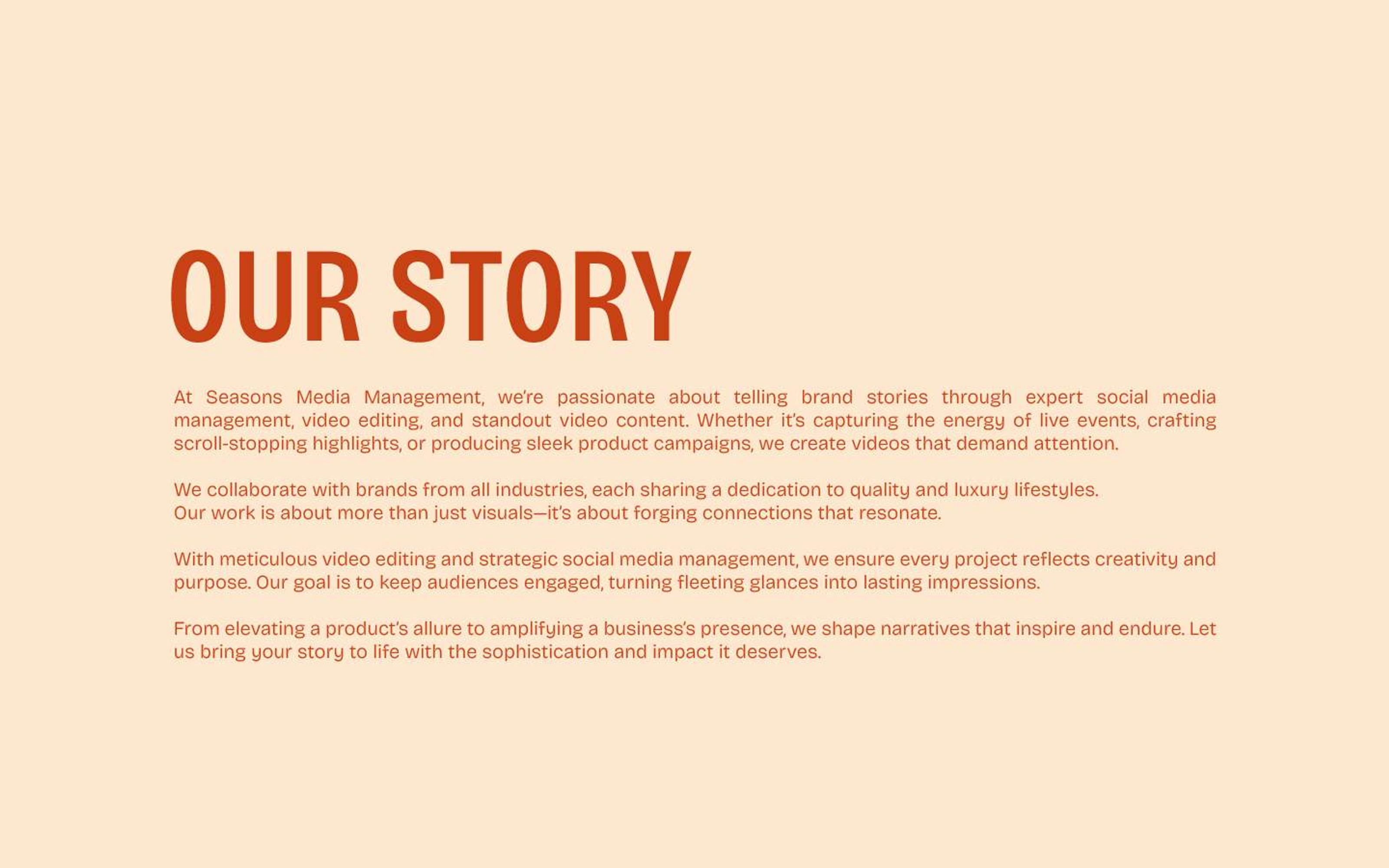 Seasons Media Management — Brand Identity & Art Direction — photo 3