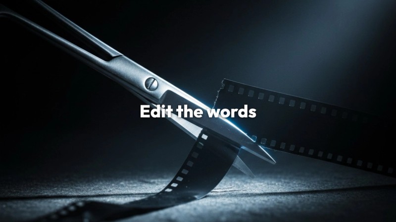 Descript, transcript-based editing
