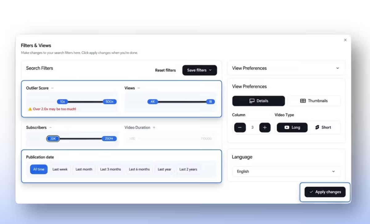 Advanced Filters - Filter by Views & More | 1of10