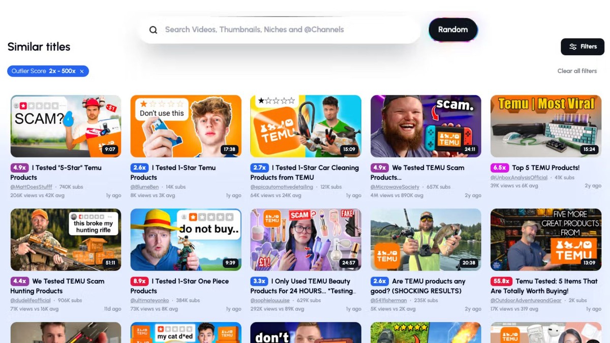 Similar Titles - Discover Videos with Similar Ideas | 1of10