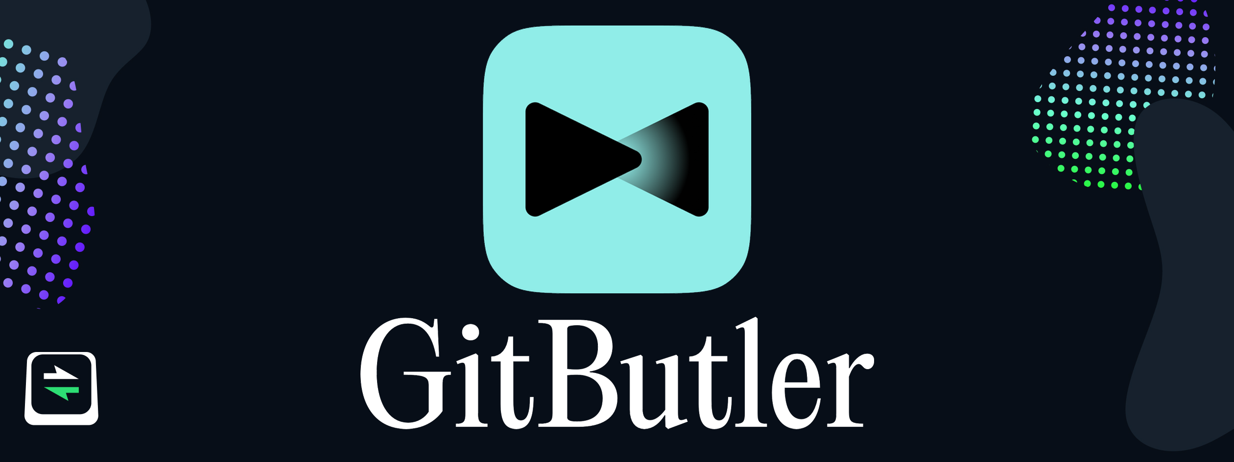 The text "GitButler" under a stylized version of the GitButler logo