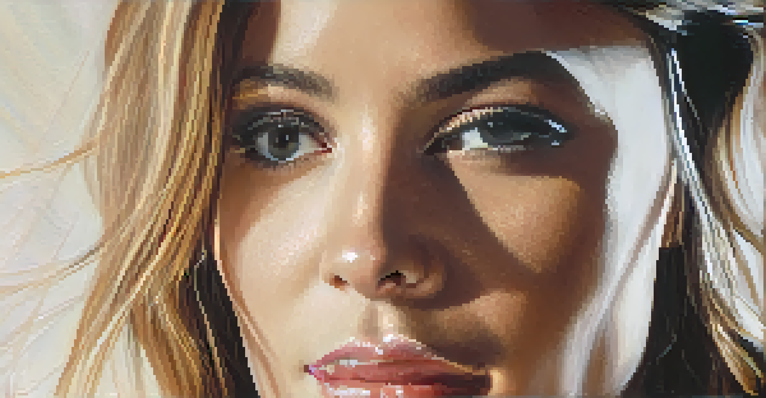 A close-up of a singer expressing emotion during a performance, illuminated by warm lighting.