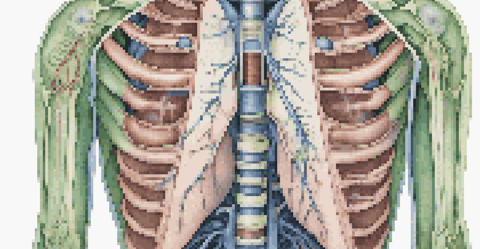 An anatomical illustration of the human vocal system, detailing the lungs and vocal cords.